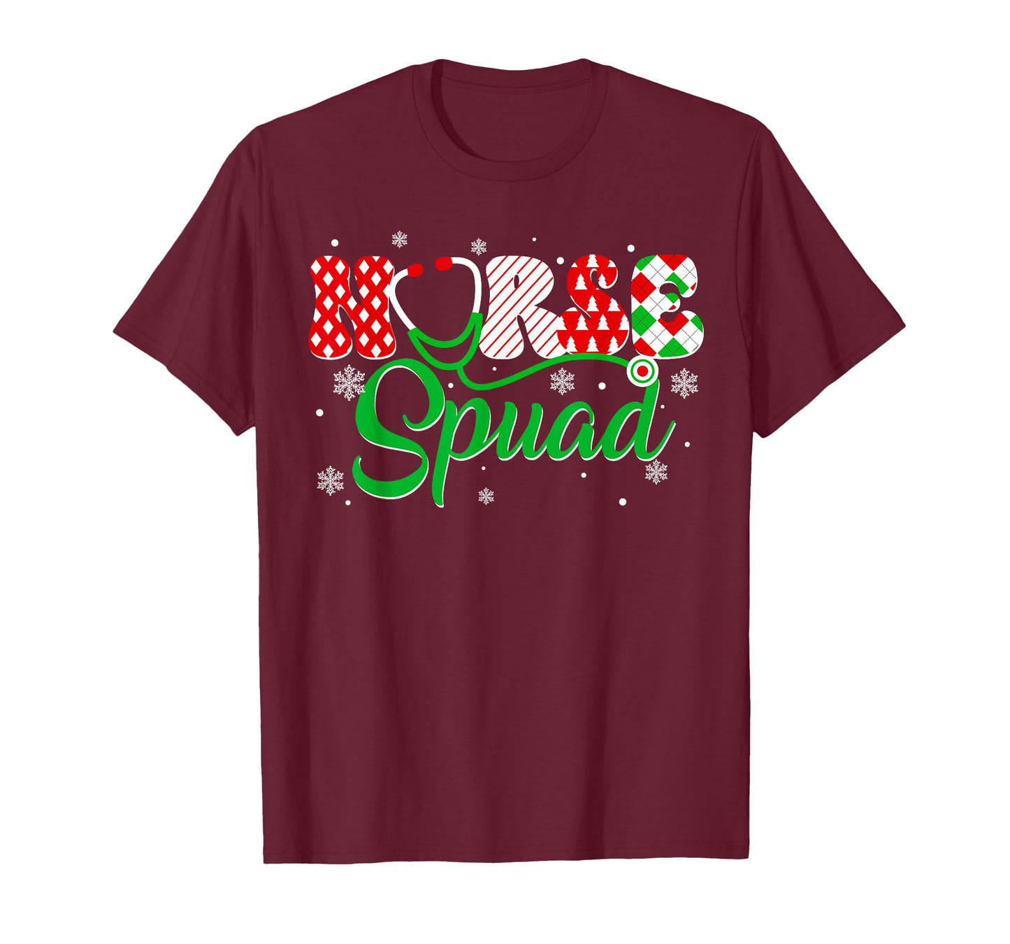 Groovy Christmas RN CNA ICU Nurse Men Women Xmas Santa T-Shirt