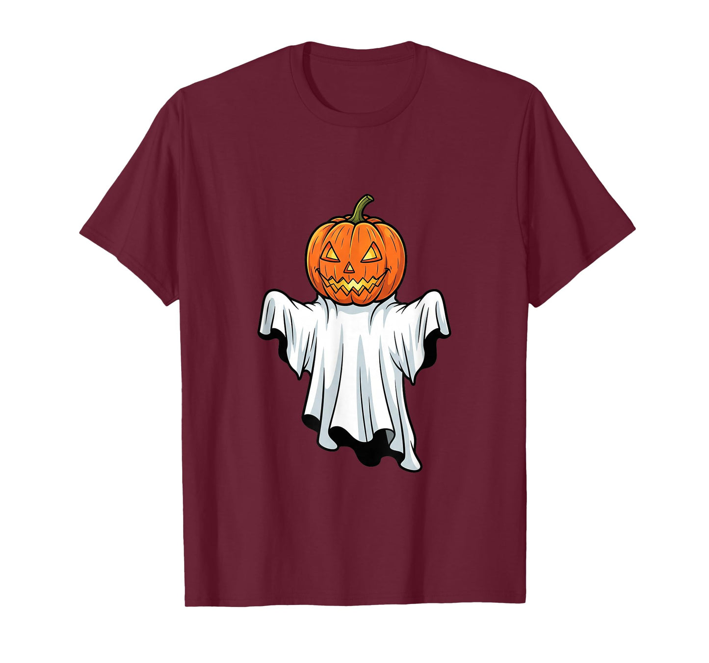 Pumpkin Head Crow Scarecrow Creepy Halloween Ghost Jack O T-Shirt