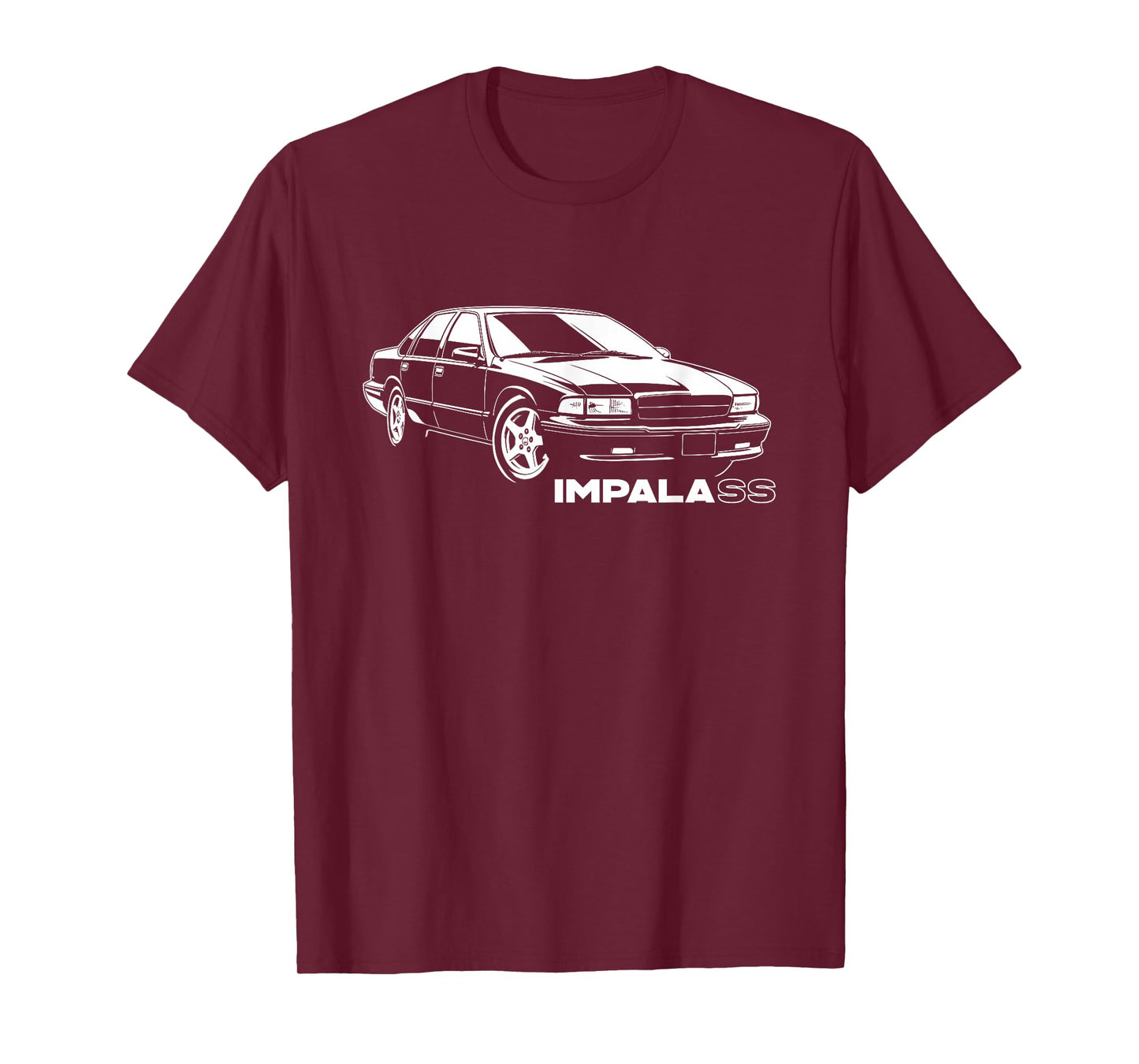 Impala SS Silhouette B Body Impala SS Car 94-96 Coupe OBS T-Shirt
