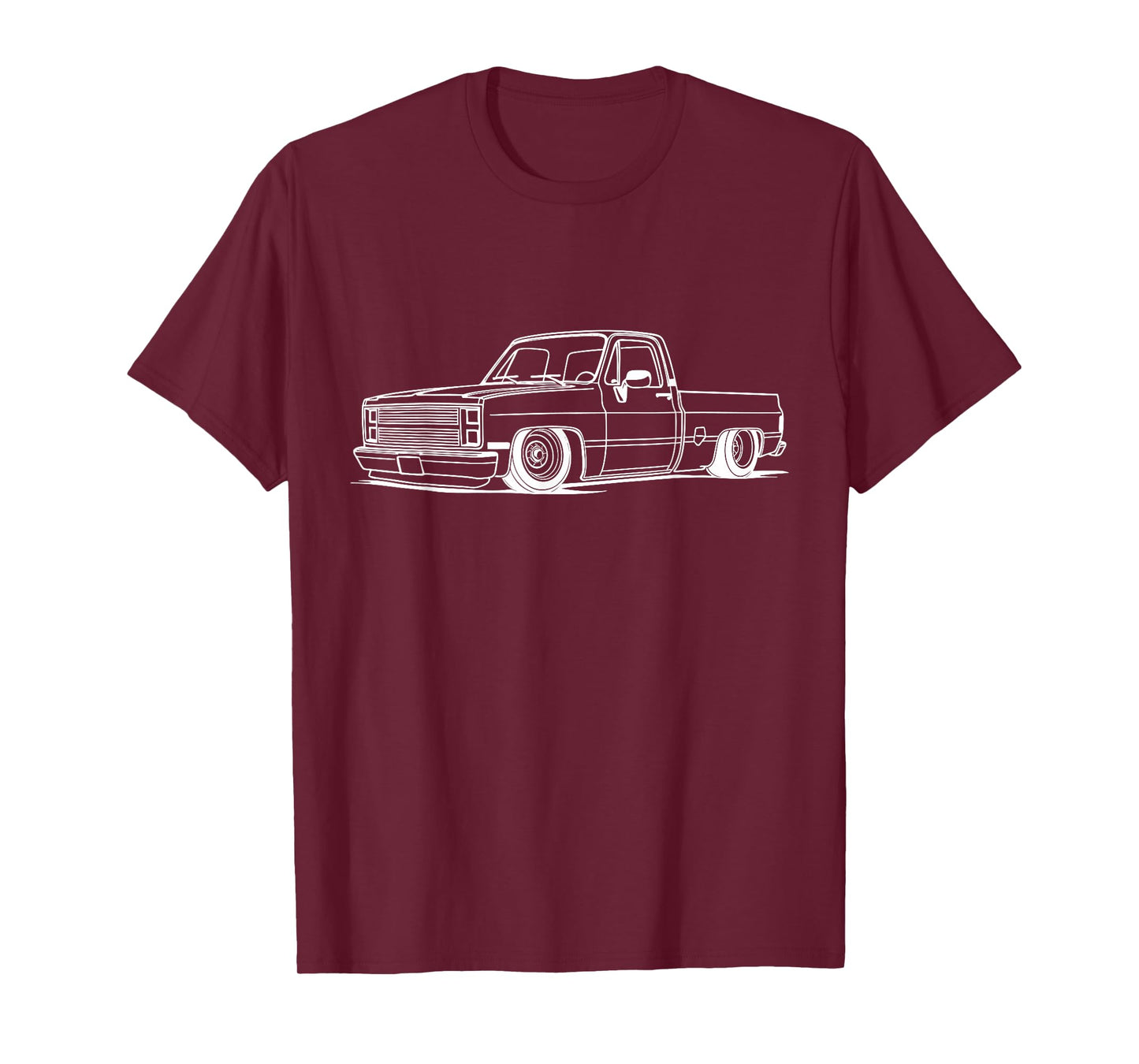 1987 Squarebody C10 Truck Silhouette Square Body Truck C10 T-Shirt