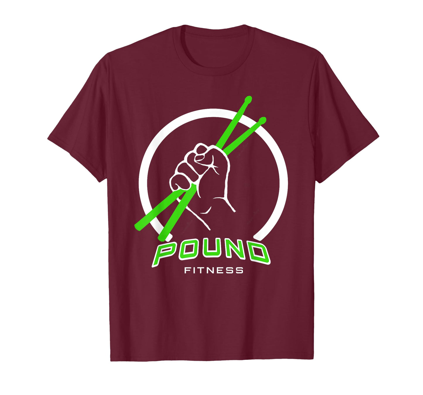 Pound Fitness with Drumsticks Graphic T-Shirt
