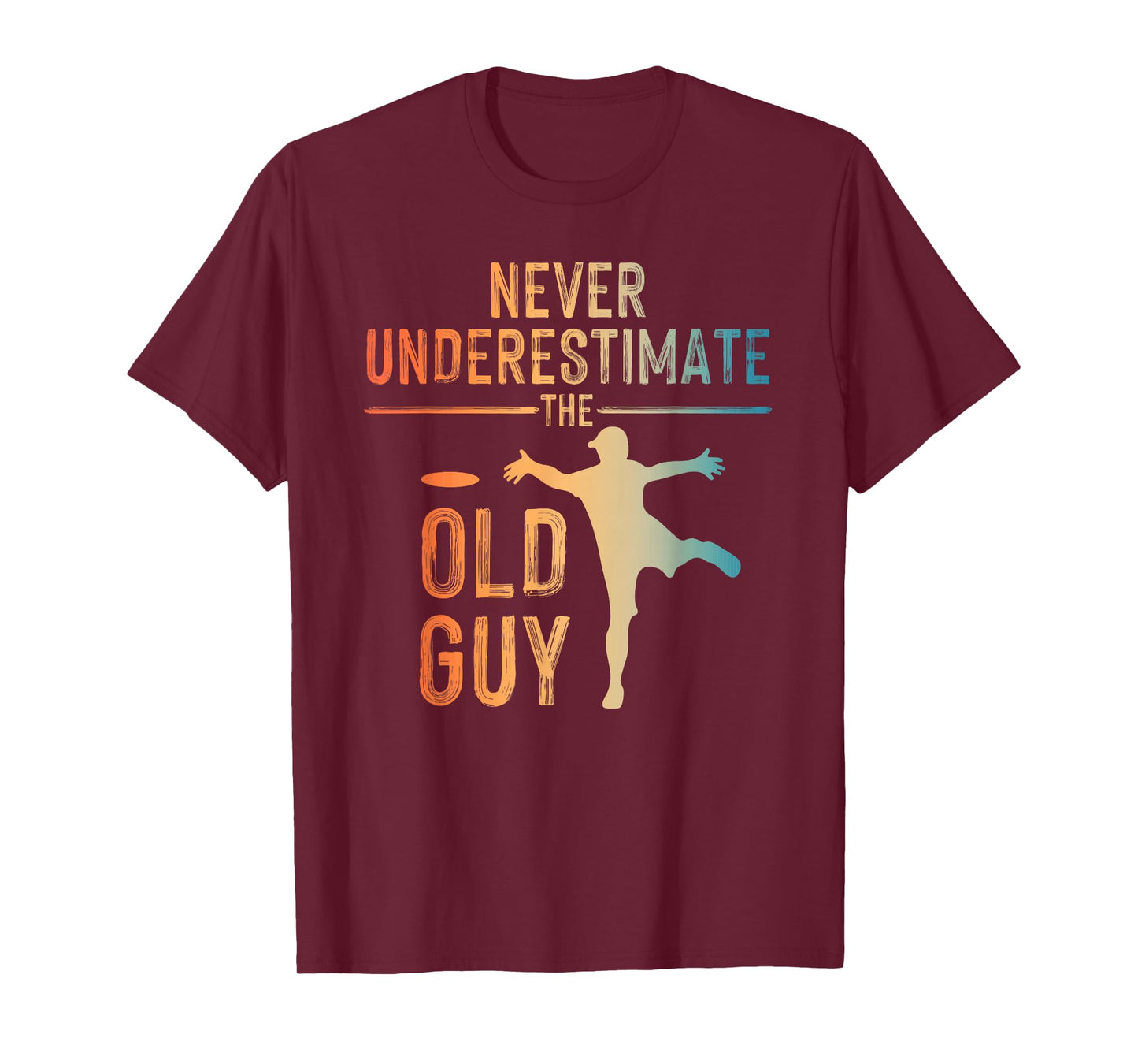 Disc Golf Art For Men Grandpa Disc Golfer Disc Golf Player T-Shirt