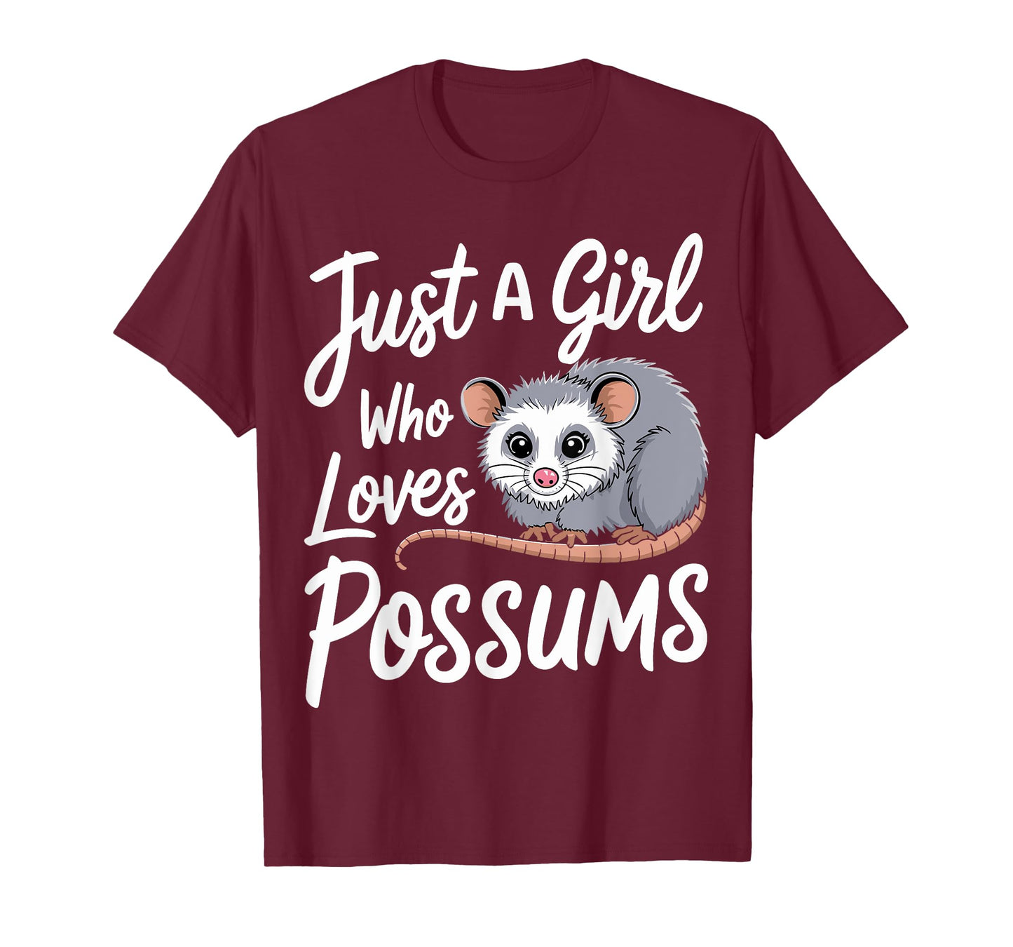 Possum Just A Girl Who Loves Possums T-Shirt
