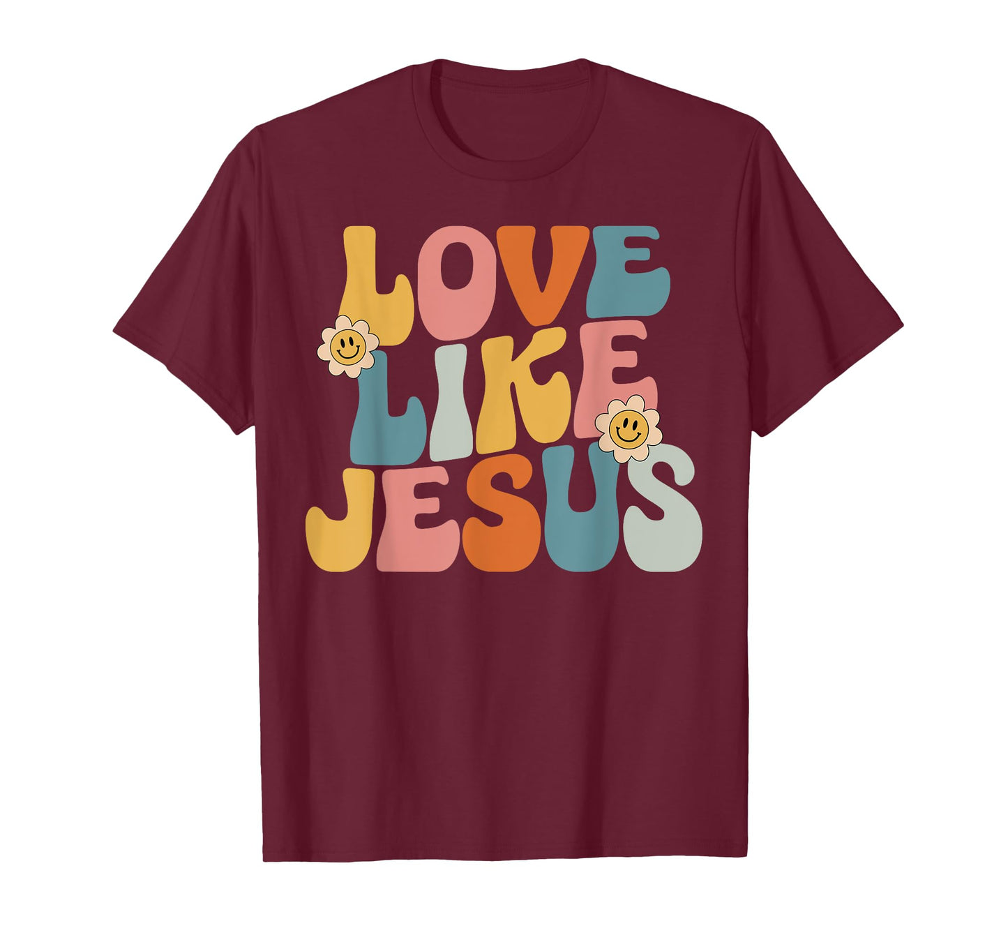 Retro Love Like Jesus T-Shirt