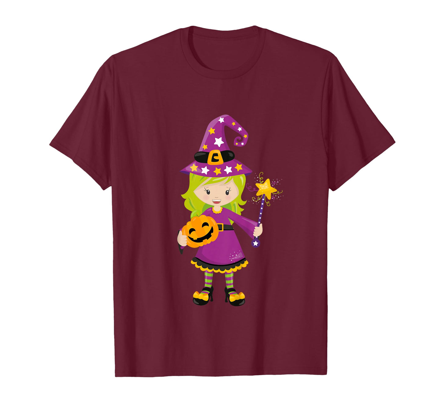 Girls Halloween Witch Shirt for Kids T-Shirt