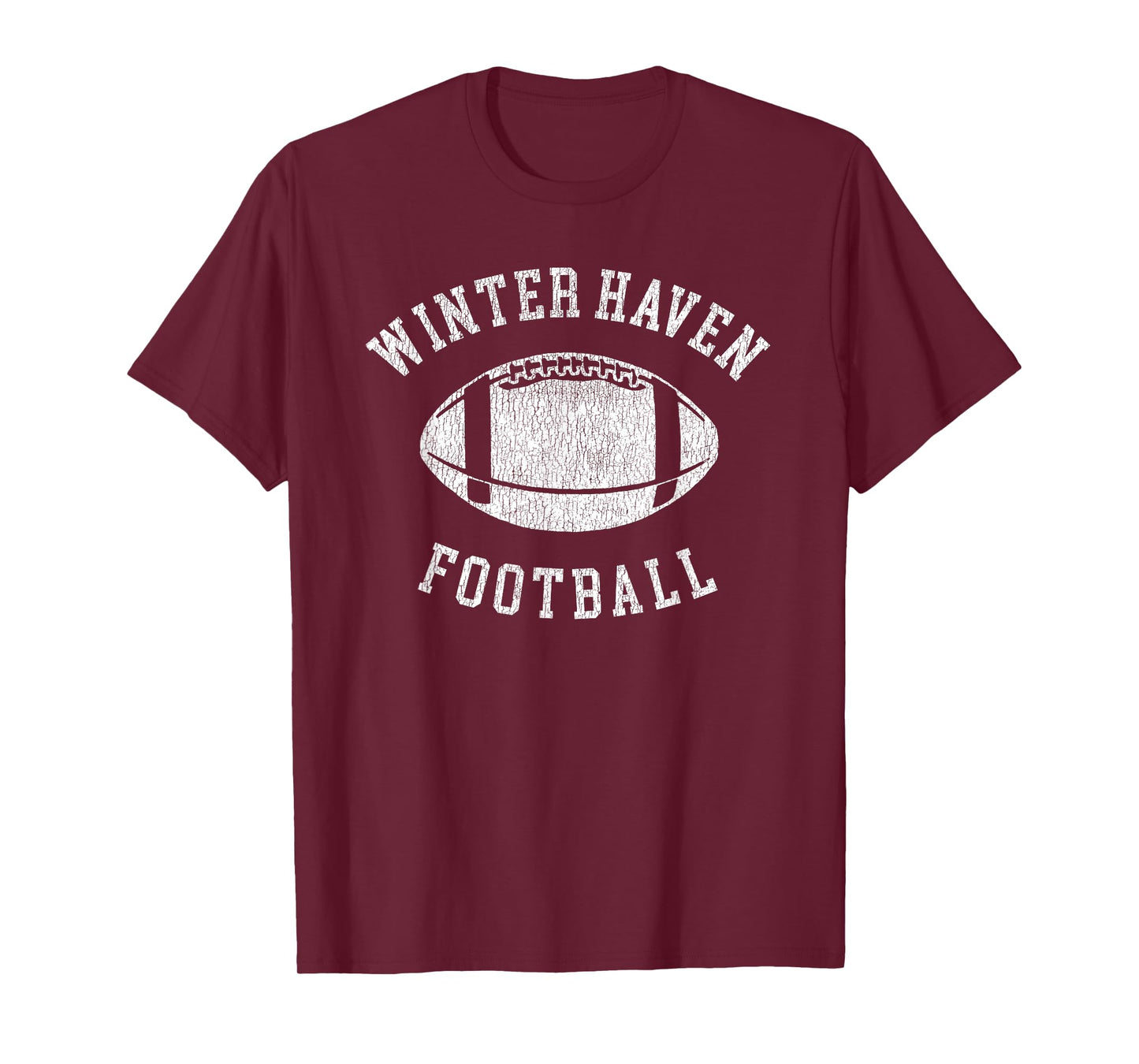 Winter Haven Football Distressed Vintage 80's Throwback T-Shirt