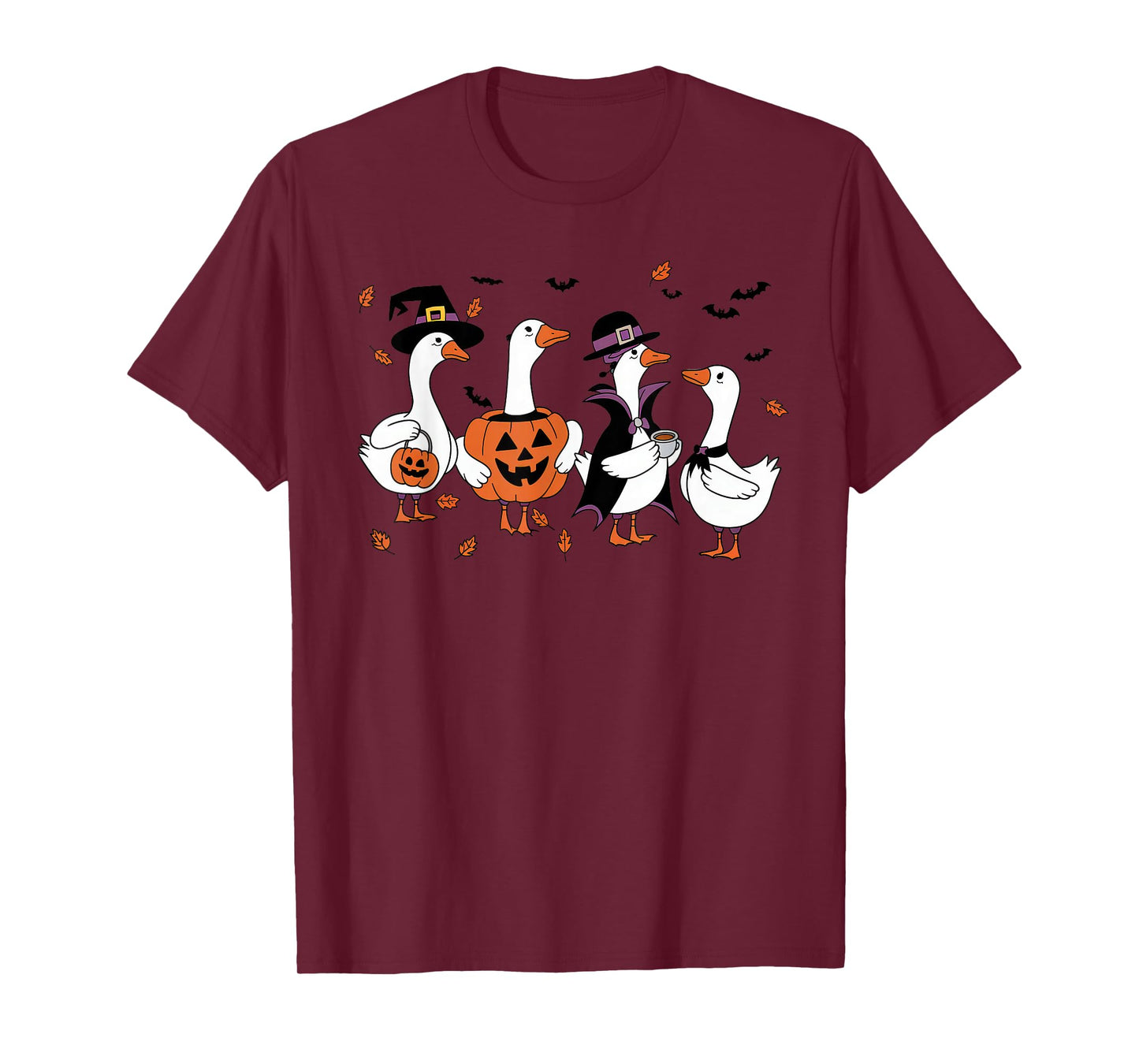Halloween Tshirt Women Men Skeleton Witch Monster Party T-Shirt