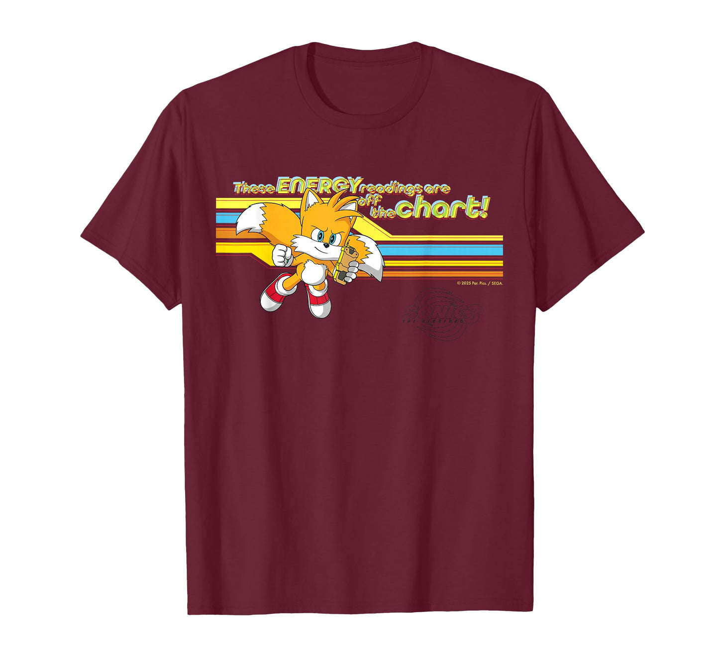 Sonic the Hedgehog 3 - Tails "Energy Readings" T-Shirt