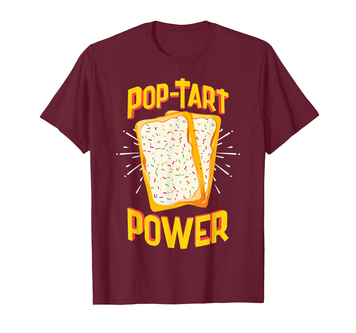 Funny Pop Tart Power, Bodybuilding Pre-Workout T-Shirt T-Shirt