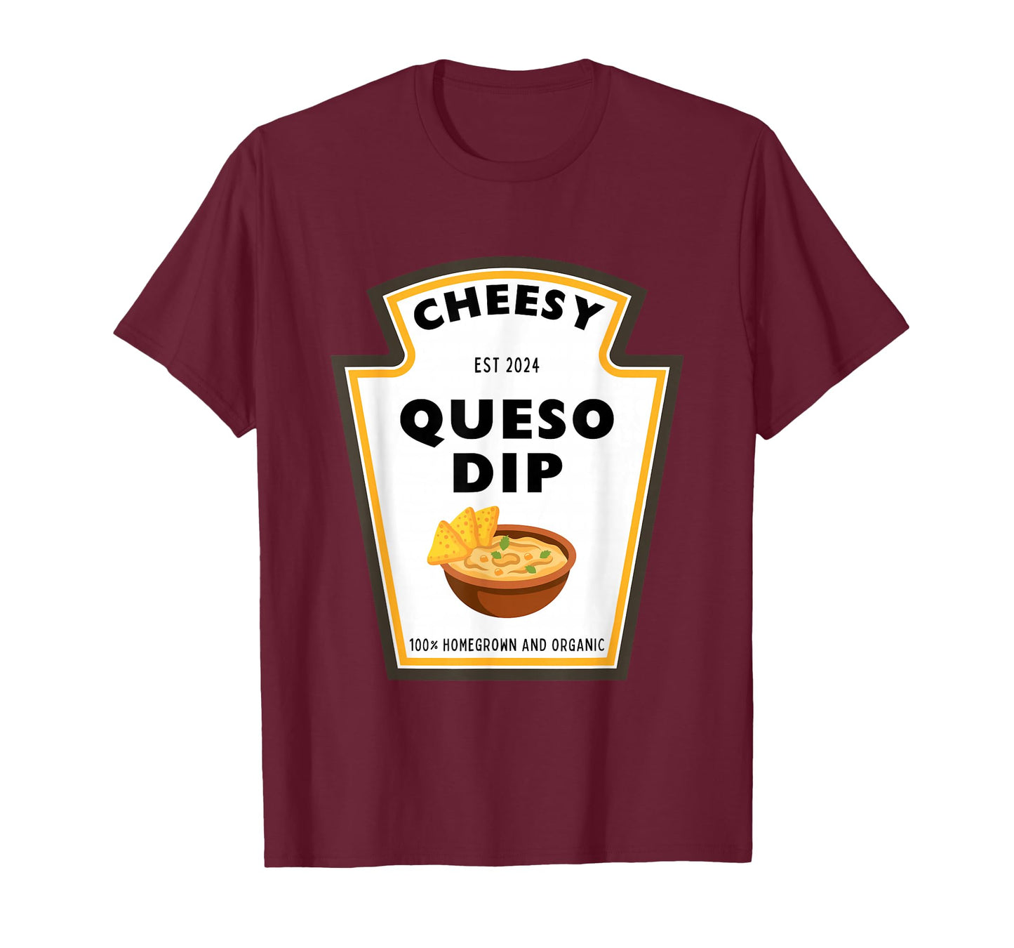Delicious Cheesy Queso Dip Condiment Costume Party Matching T-Shirt