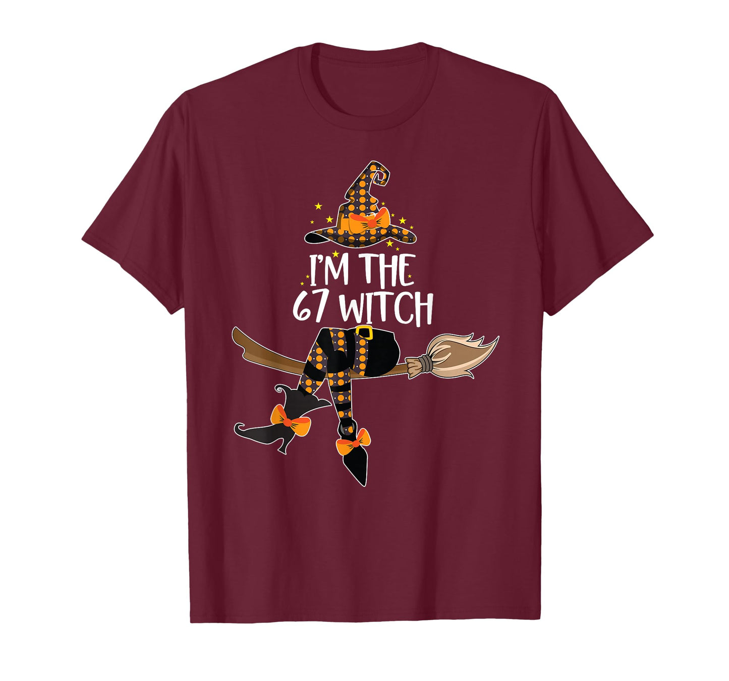 I'm The 67 Witch Halloween Matching Group Costume T-Shirt
