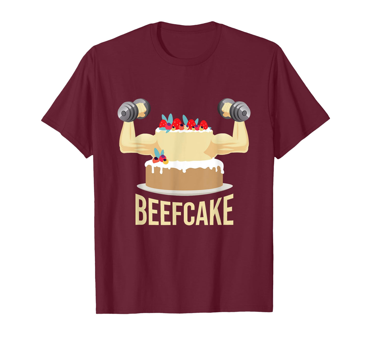 Beefcake - Health Fitness Gym Coach Weightlifting Exercise T-Shirt
