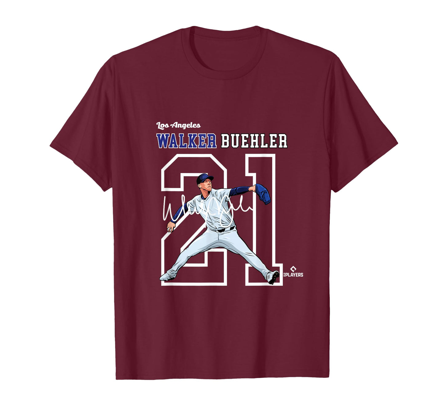 Walker Buehler | Los Angeles Baseball Players | MLBWBR3004 T-Shirt