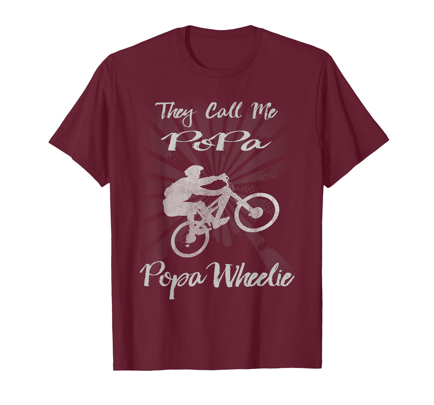 Funny Mountain Bike Shirt They Call Me Popa - POPA WHEELIE
