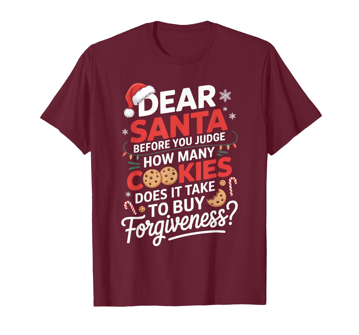 Christmas Humor Funny Xmas Pajama for Men Women Kids T-Shirt