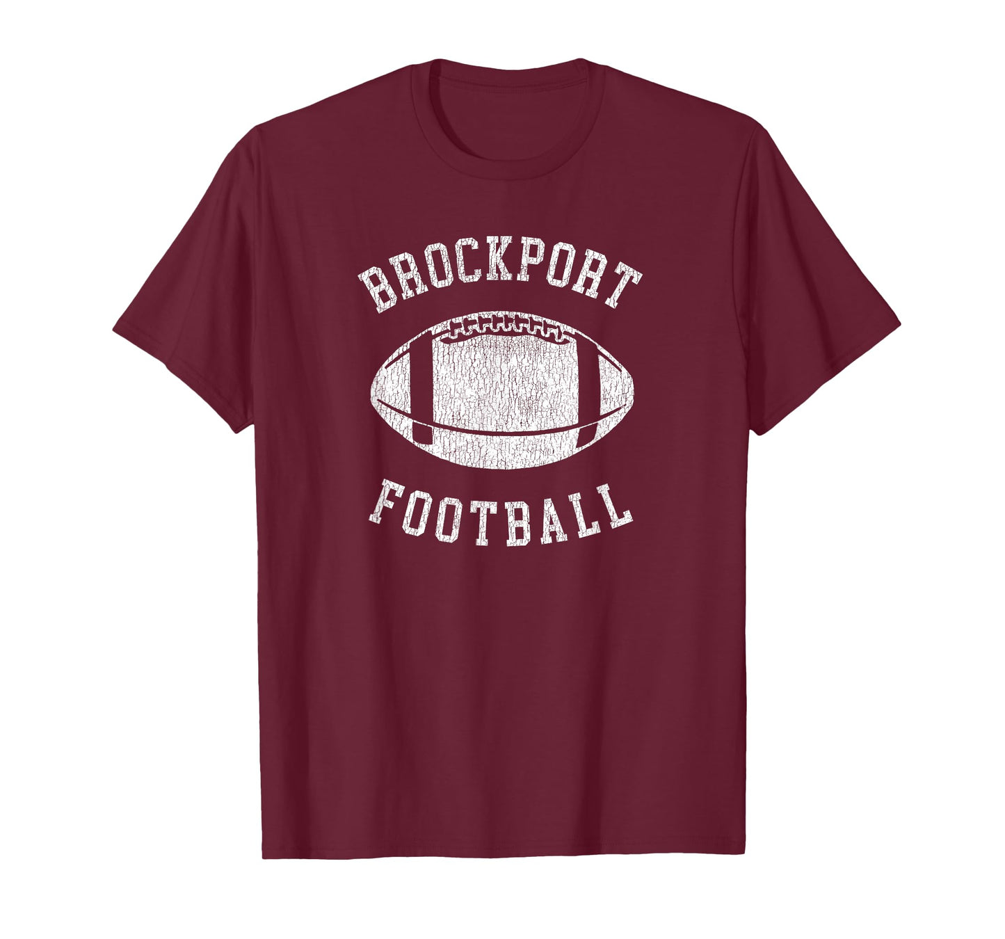 Brockport Football Distressed Vintage 80's Throwback Classic T-Shirt