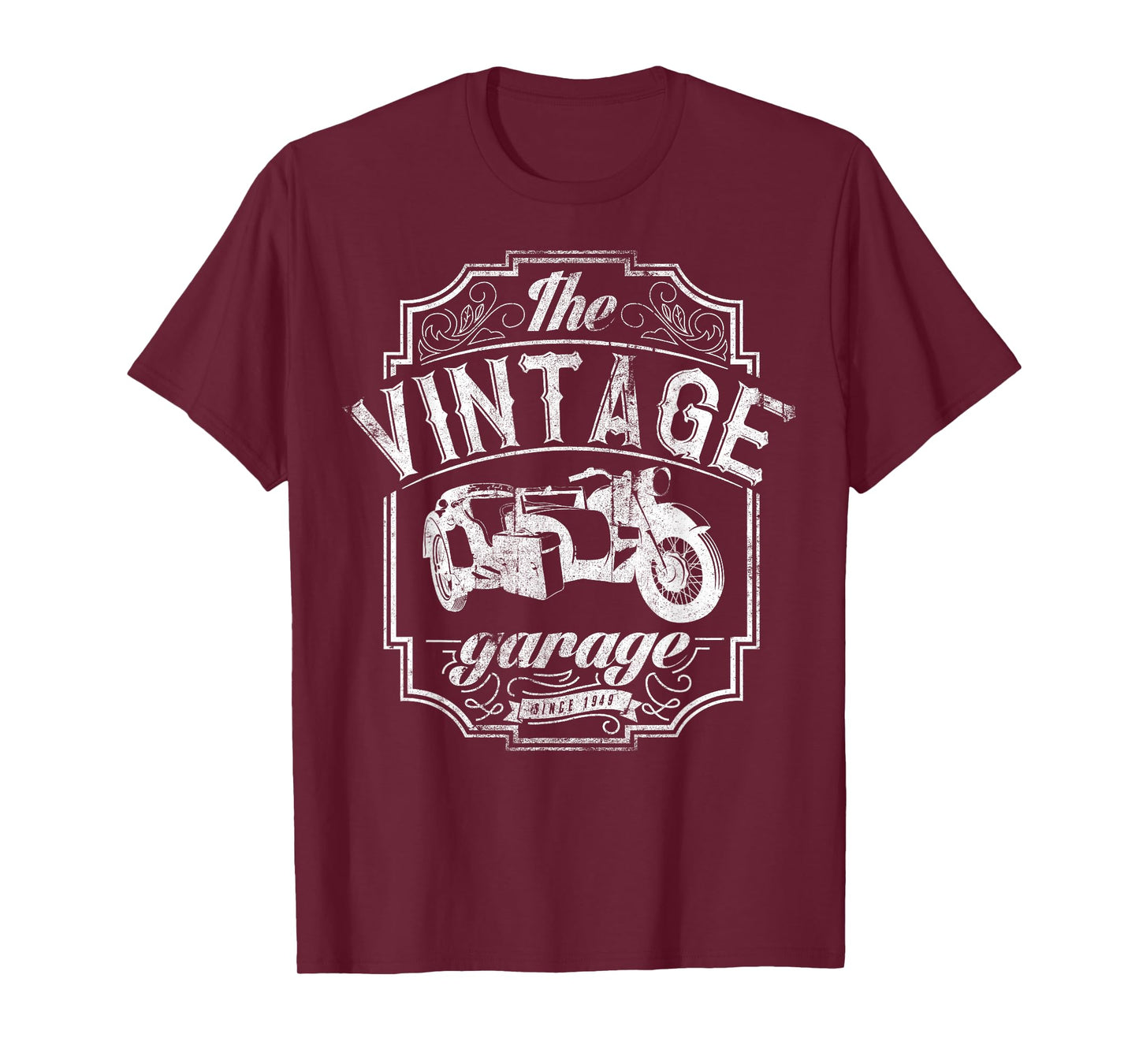 Vintage Motorcycle Sidecar Bike Rider Tshirt Men Women Shirt
