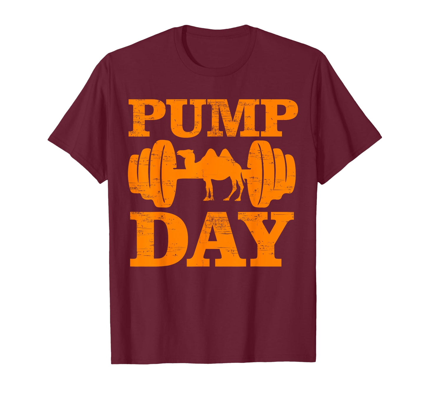 Funny Pump Day Hump Day Camel Weight Lifting Training Gym T-Shirt