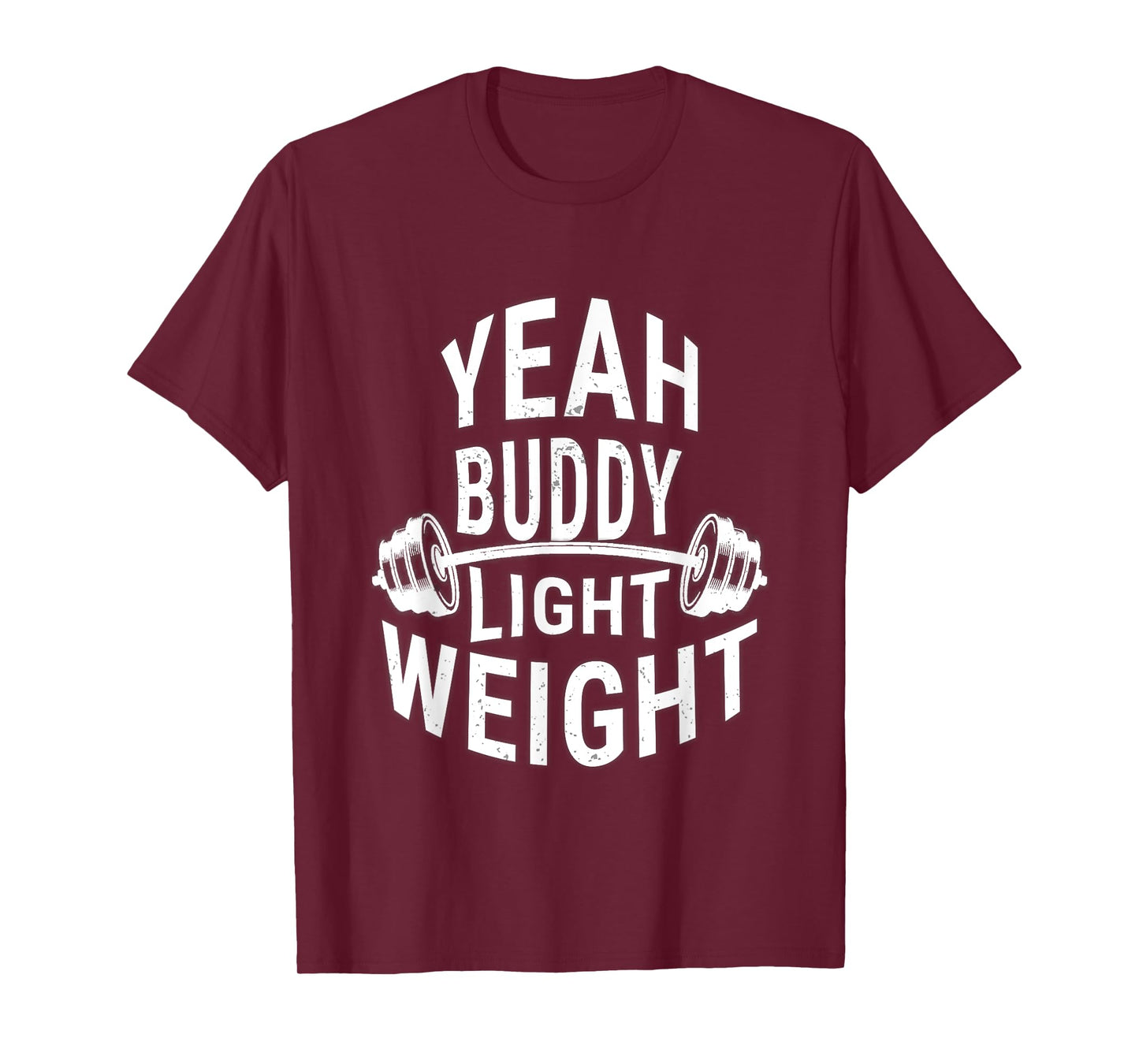 Barbell Gym Workout Yeah Buddy Light Weight Women's Classic Fit Modern Black Workout T-Shirt