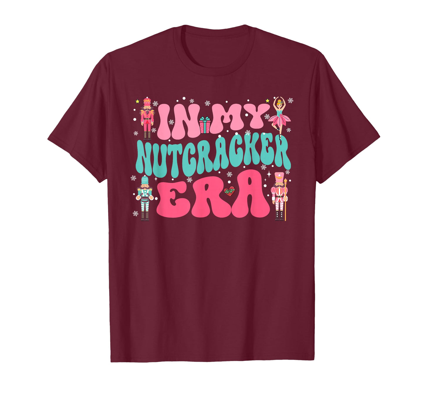 Pink Nutcracker Squad in My Nutcracker Era Pink Christmas T-Shirt