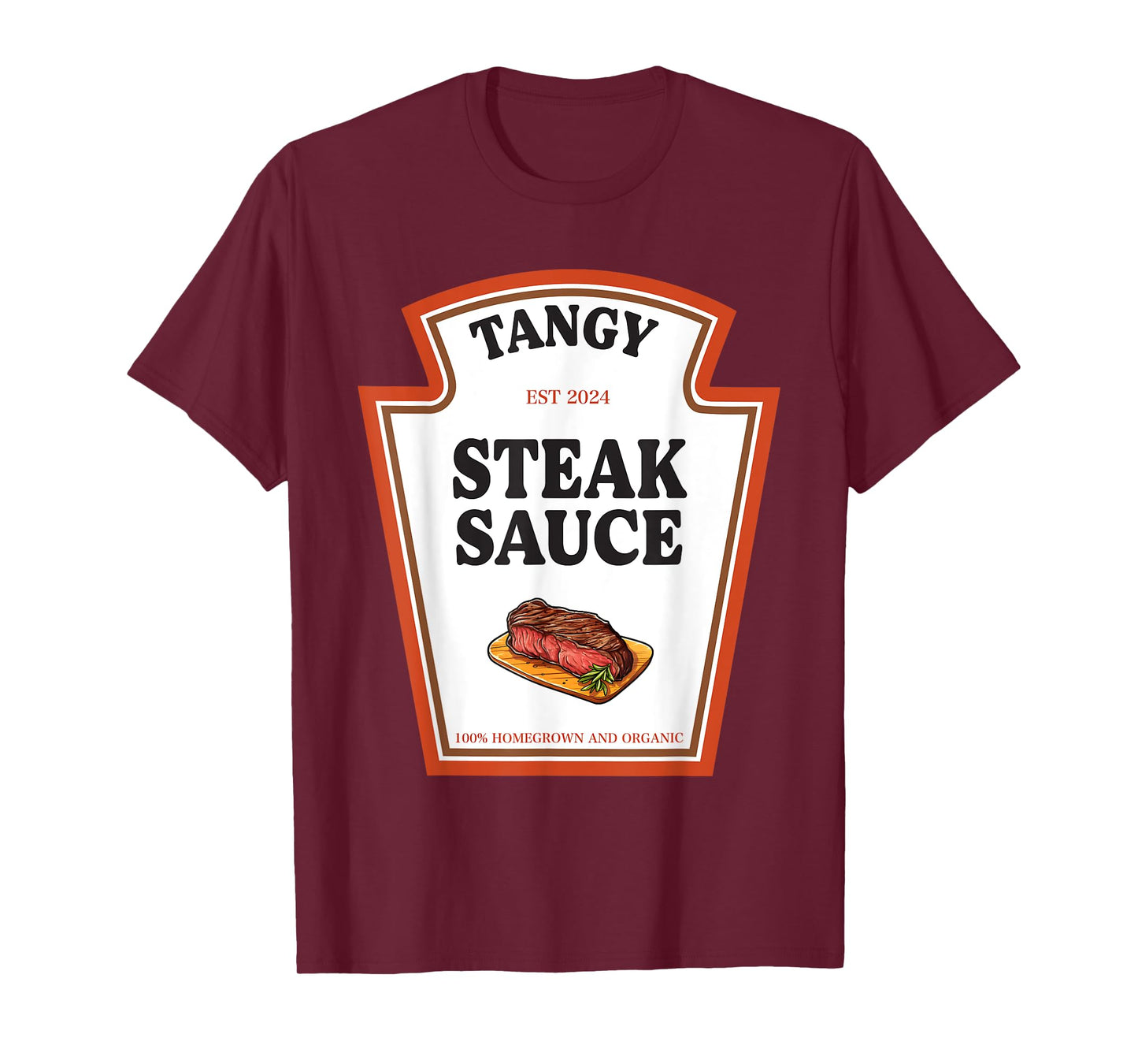Tangy Steak Sauce Condiment Costume Party Matching T-Shirt