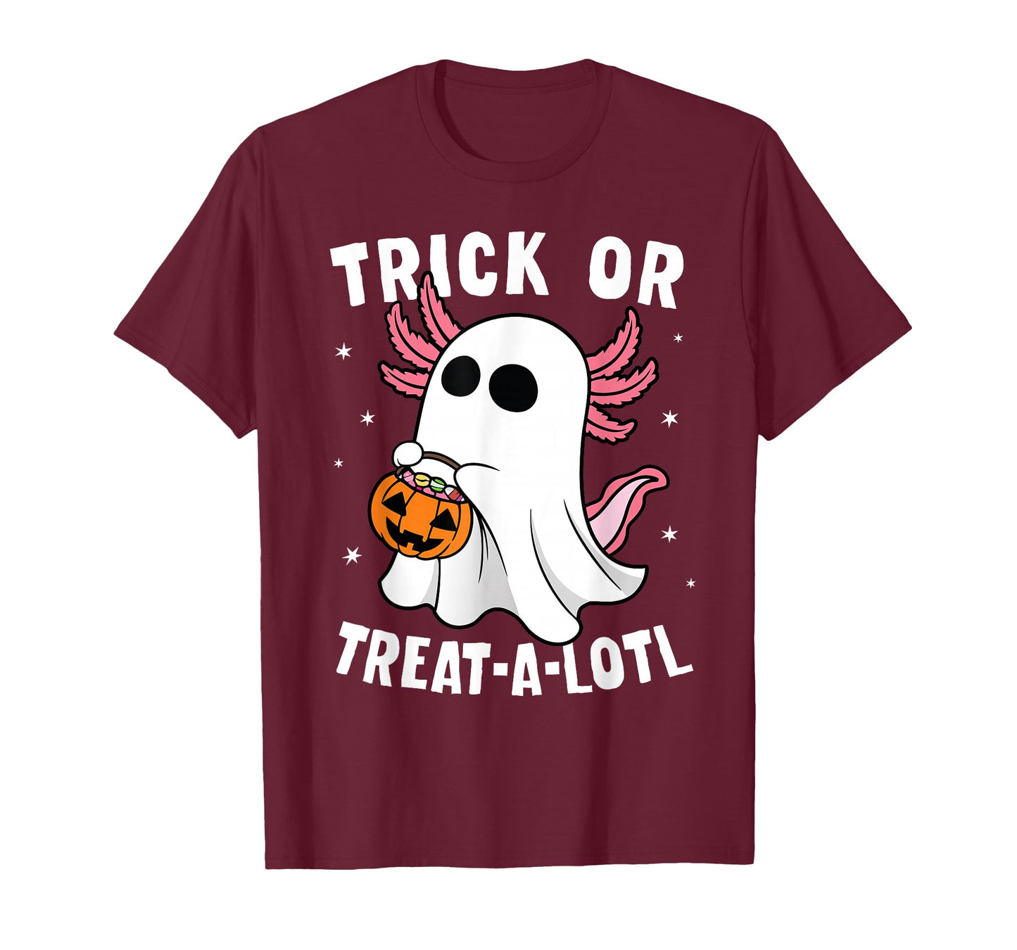 Trick or Treat A Lotl Axolotl Halloween Costume Toddler Kids T-Shirt