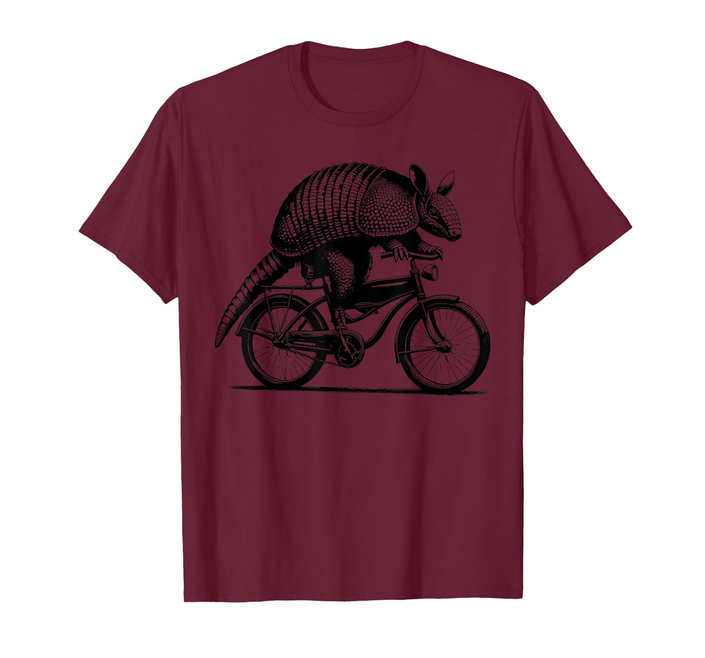 Armadillo Riding Bicycle Vintage Cycling Armadillo Biker T-Shirt