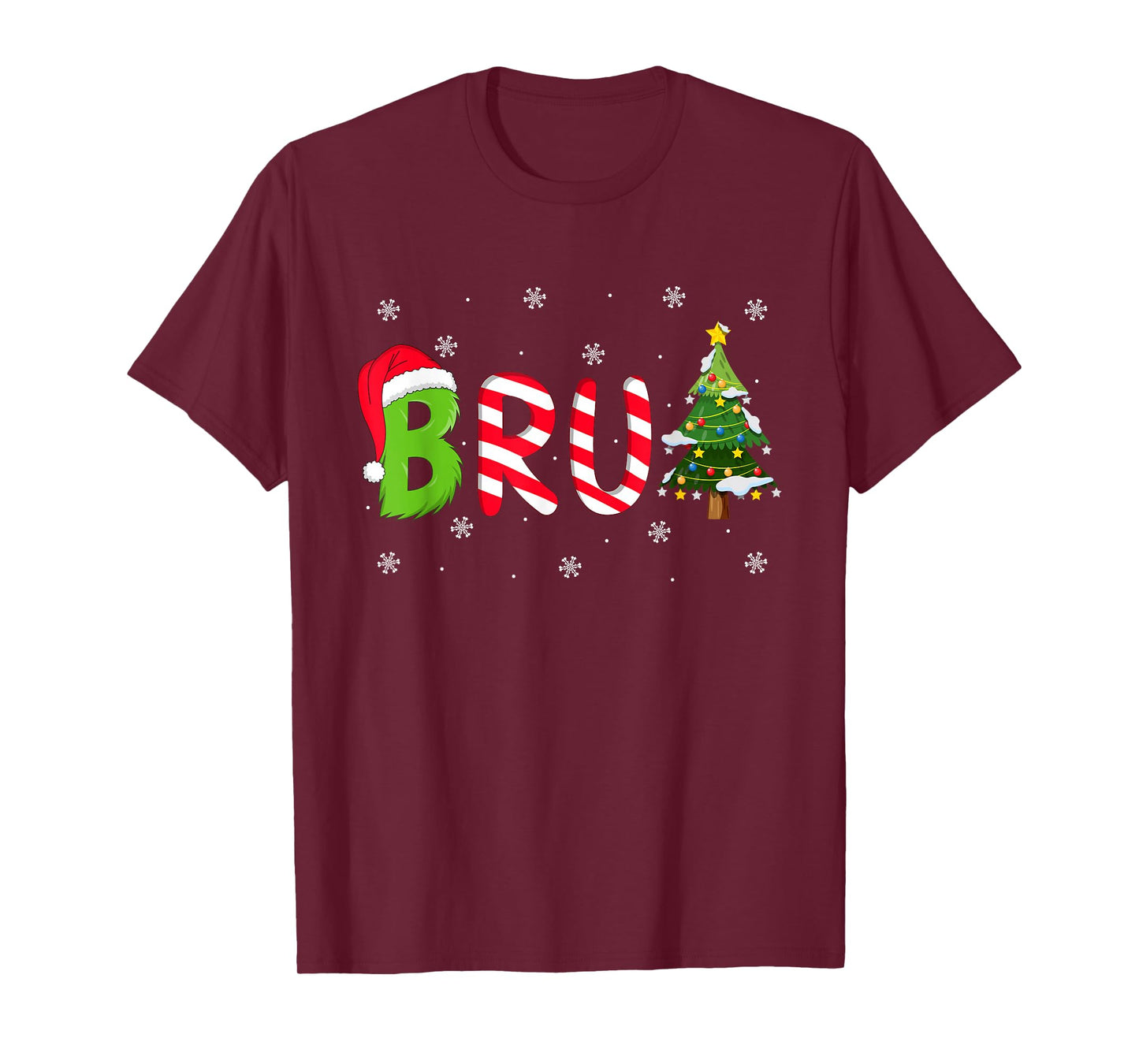 Bruh Christmas Saying Bro Funny Men Boys Bruh Meme Xmas T-Shirt