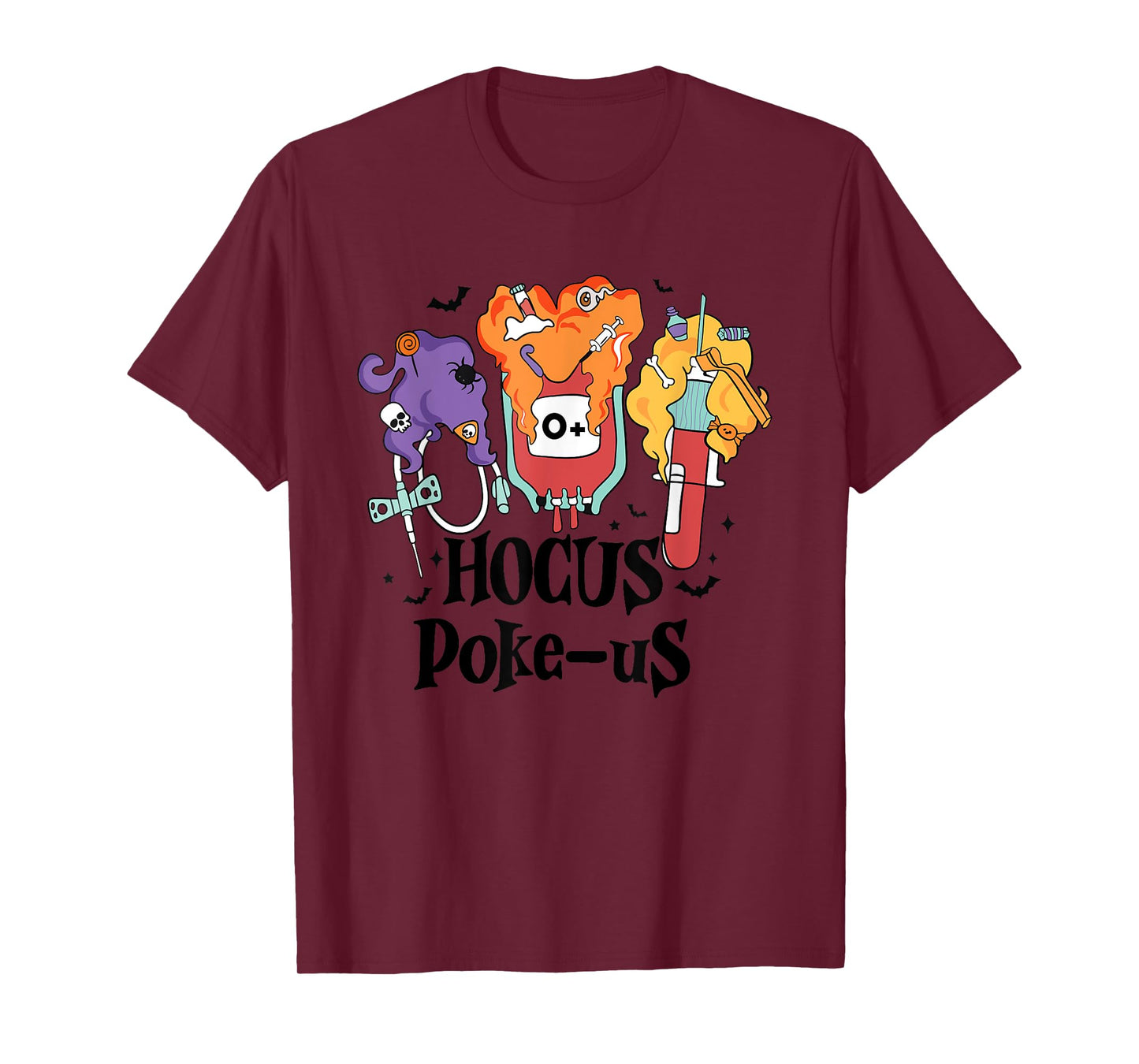 Phlebotomist Medical Lab Tech Nurse Halloween Spooky Health T-Shirt