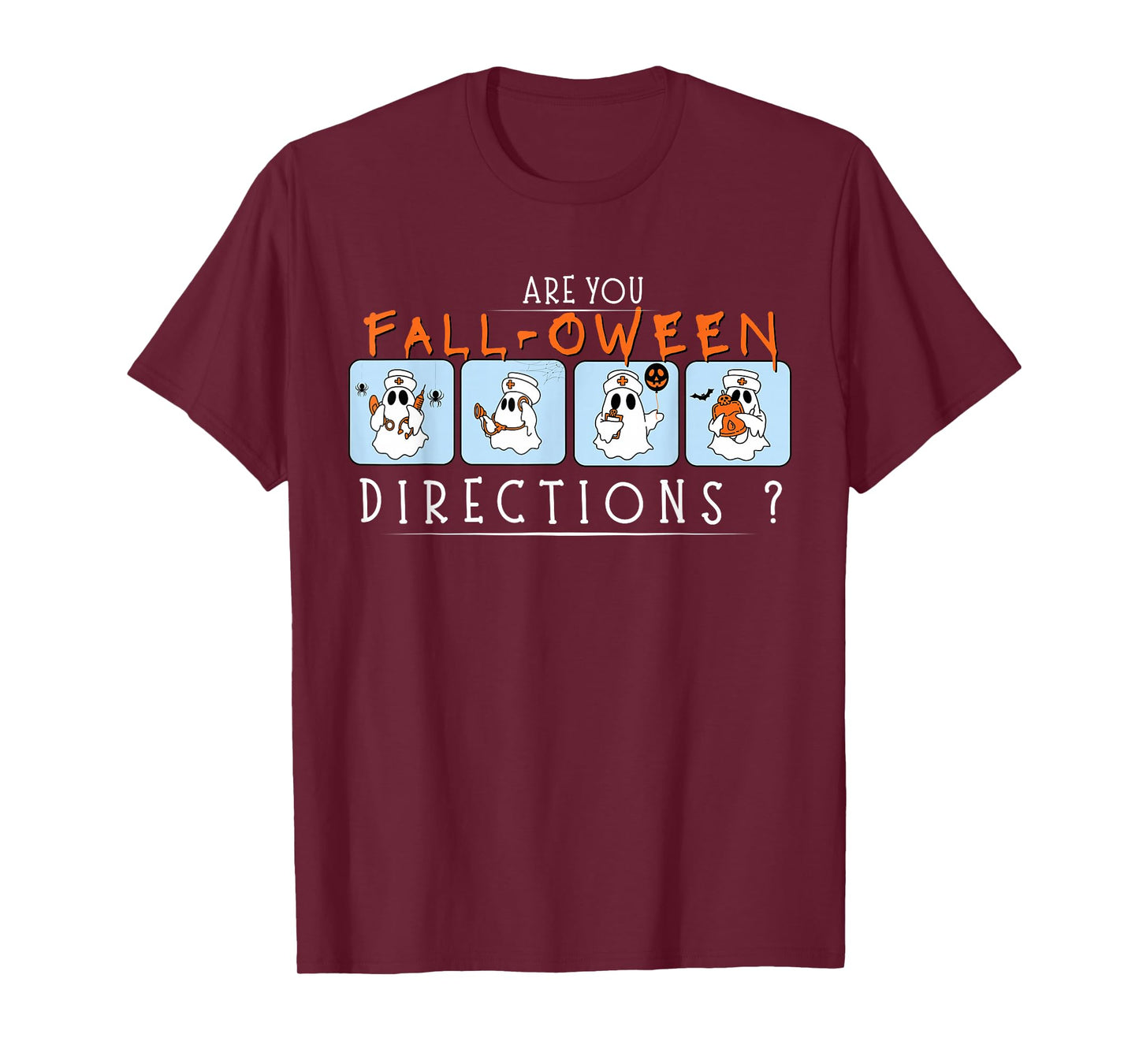 Vintage are You Fall O Ween Directions Teacher Halloween T-Shirt