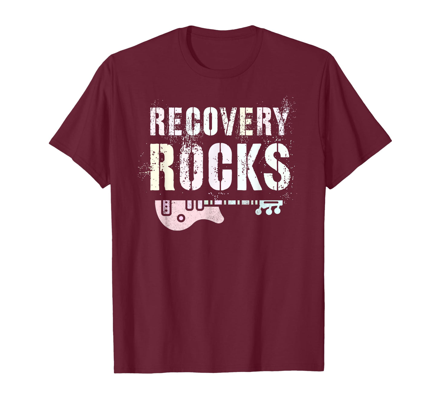 Nurse RECOVERY ROCKS Living Support Clean Hope We Do Recover T-Shirt