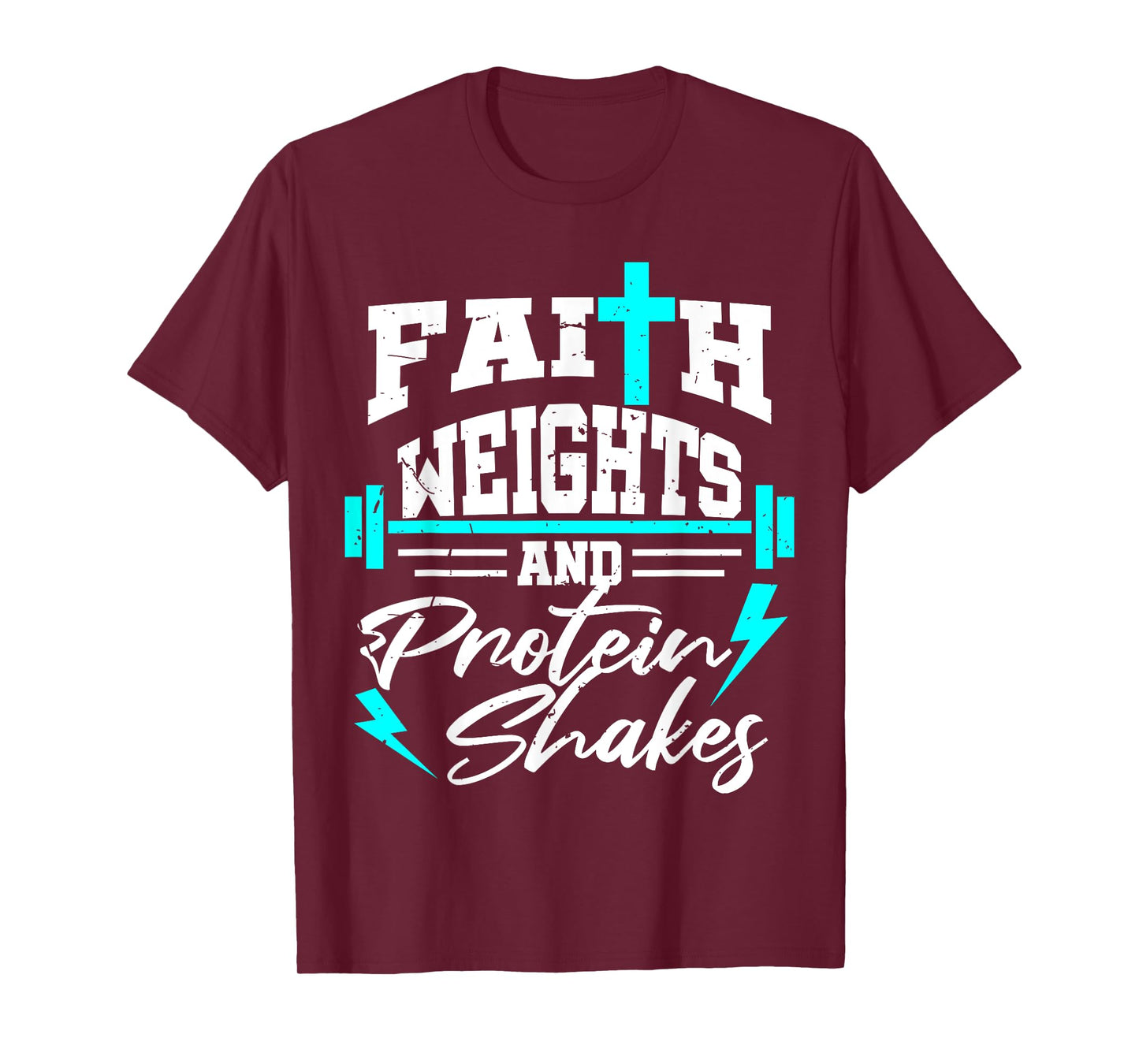Christian Workout Fitness Weightlifting Body Building Gift T-Shirt