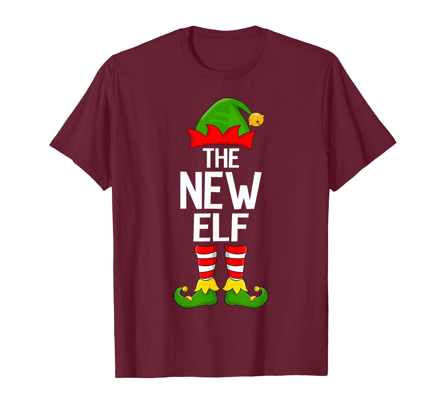 New Elf Xmas Matching Family Elf Squad Christmas T-Shirt