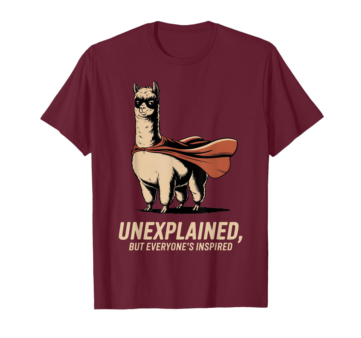 Superhero Llama Alpaca Lover Retro 80s 90s Vintage Men Women T-Shirt