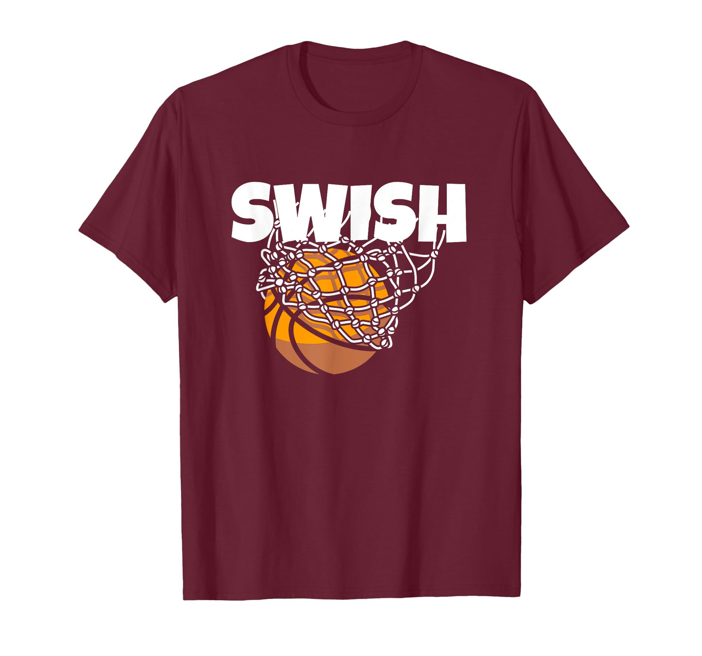 Basketball Swish Matching Photo Tshirt T-Shirt