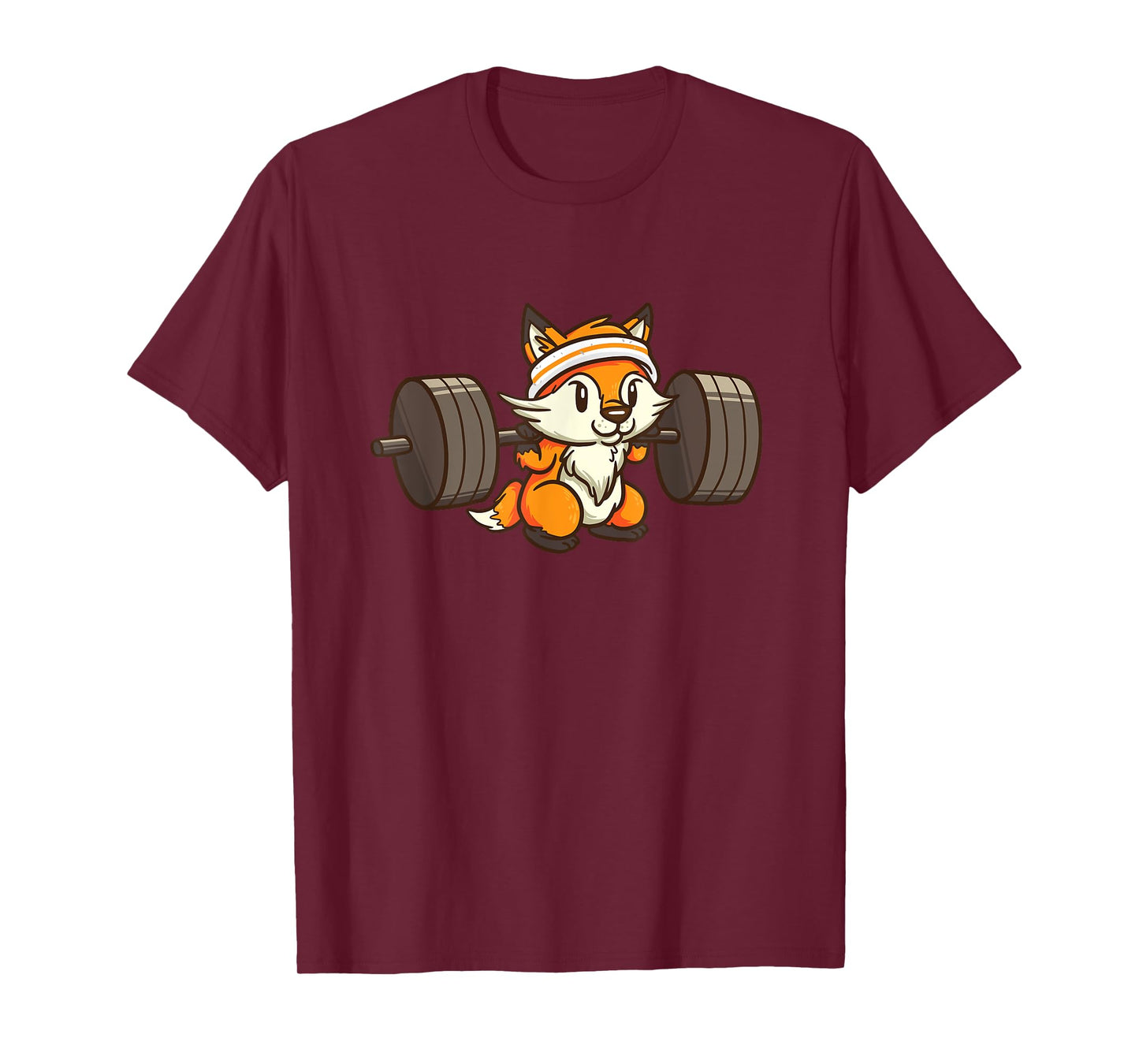 Fox Deadlift Powerlifting Weightlifting Gym Lovers Gift T-Shirt