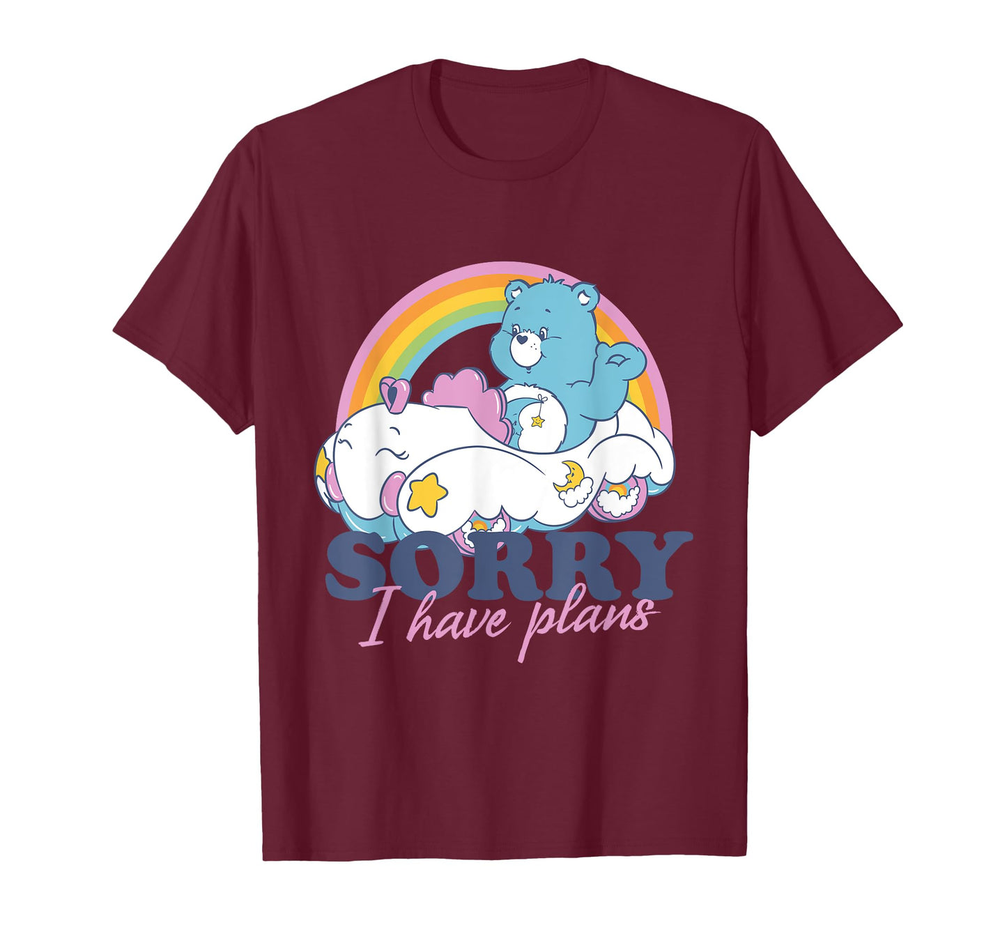 Care Bears Bedtime Bear Sorry I Have Plans T-Shirt