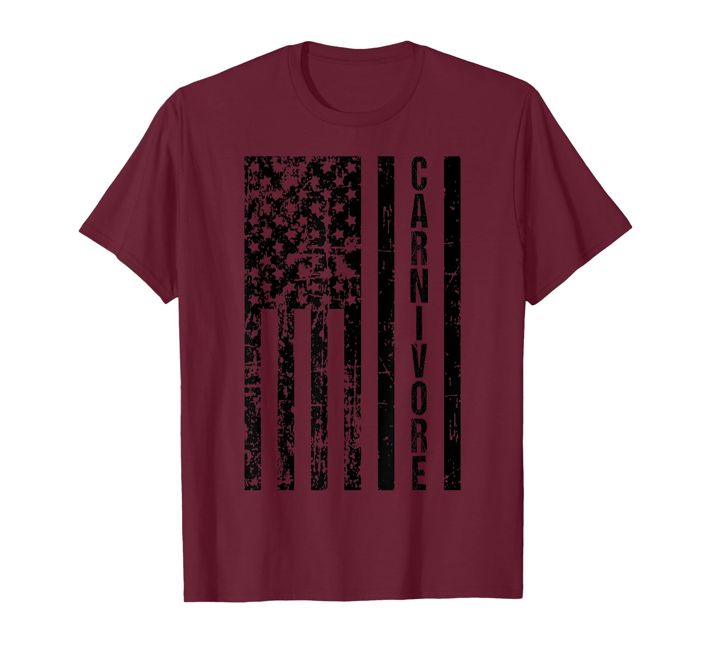 American Flag Carnivore Meat Eater T-Shirt