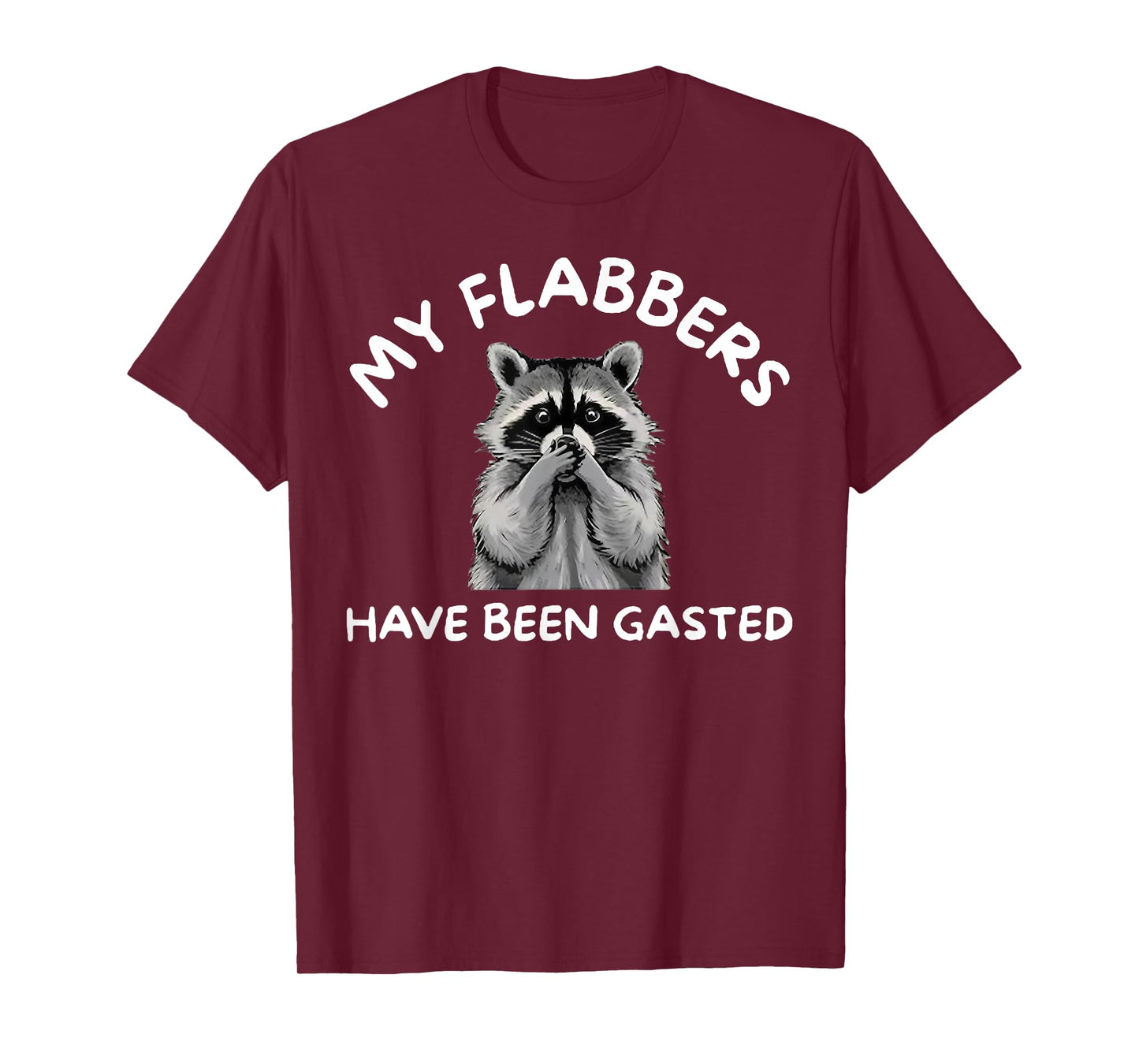 Raccoon My Flabbers Have Been Gasted T-Shirt