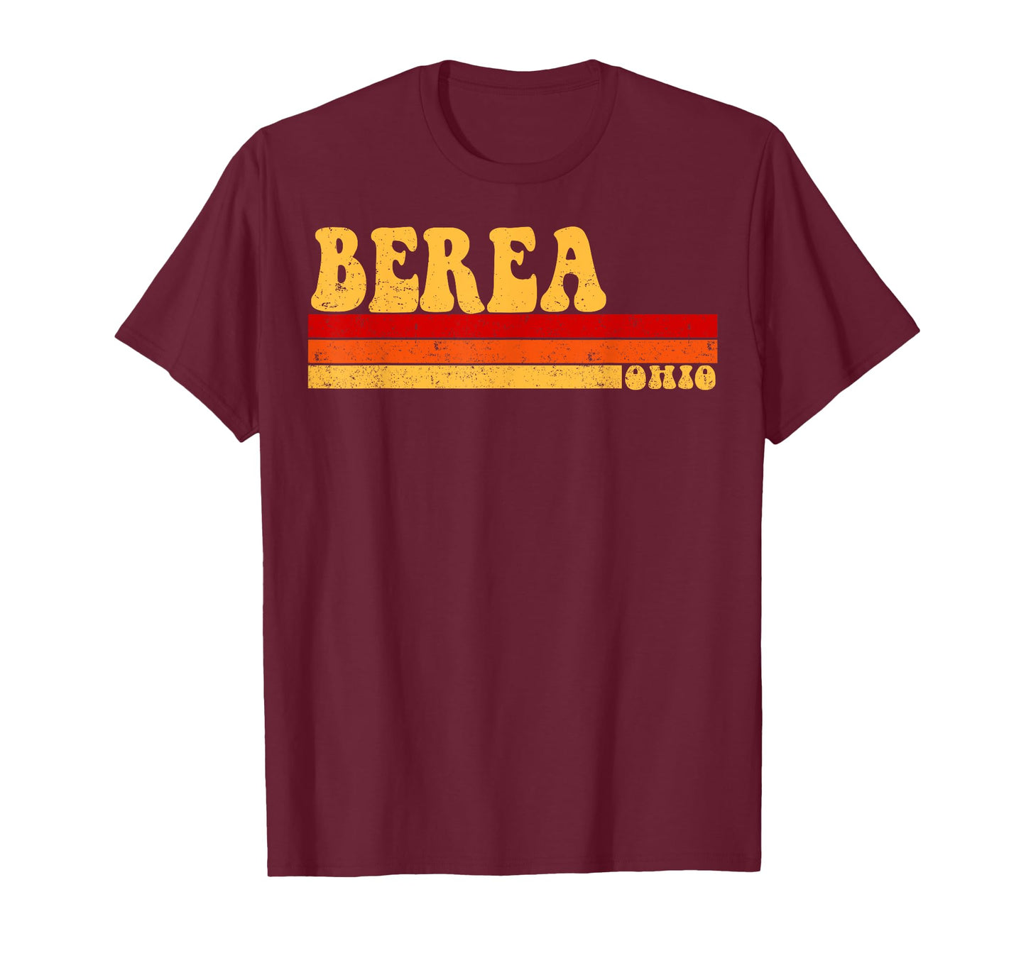 BEREA Ohio City Vintage Roots Retro Design 70s 80s T-Shirt