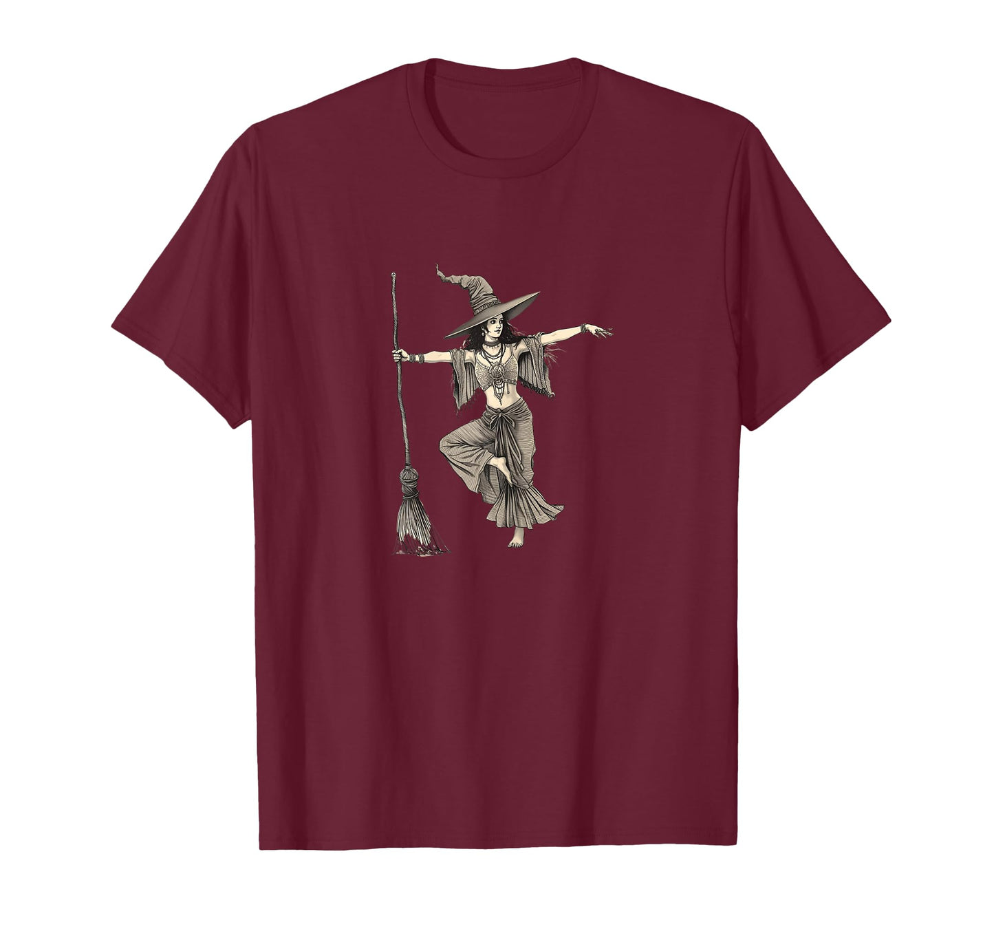 Yoga Class - Yoga Instructor Gothic Yoga Witch for Halloween T-Shirt