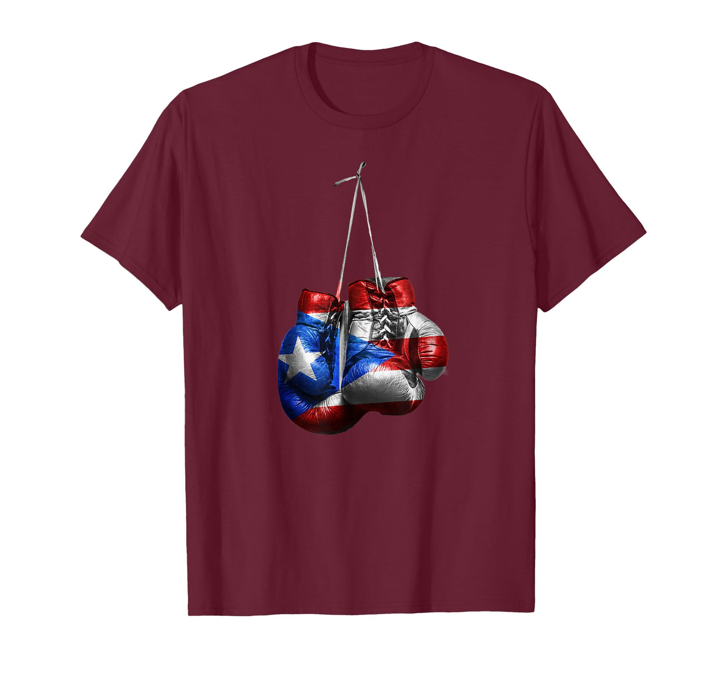 Puerto Rico Vintage Boxing Gloves T-Shirt T-Shirt