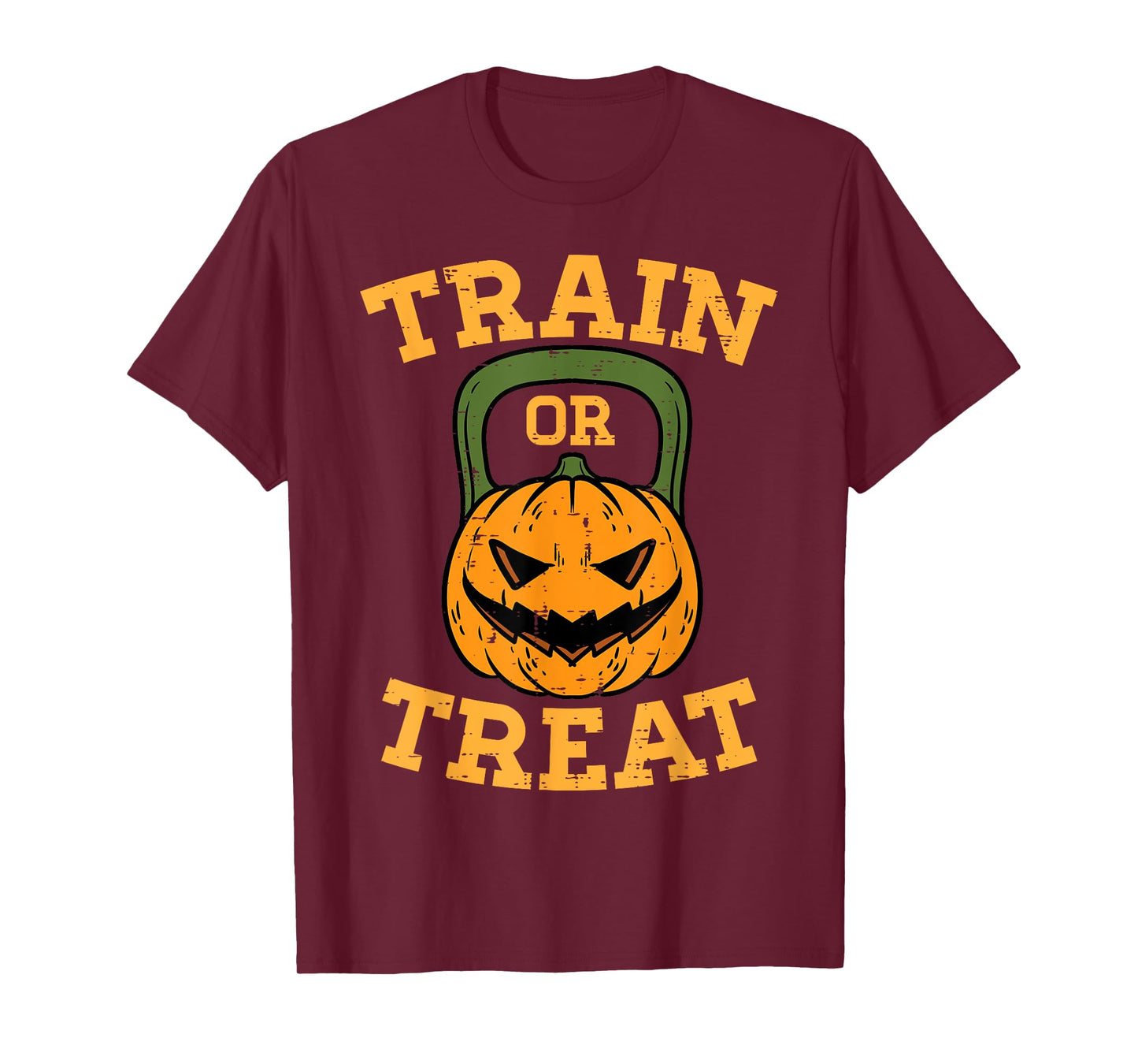 Halloween Gym Train or Treat Workout Costume Men Women Kids T-Shirt