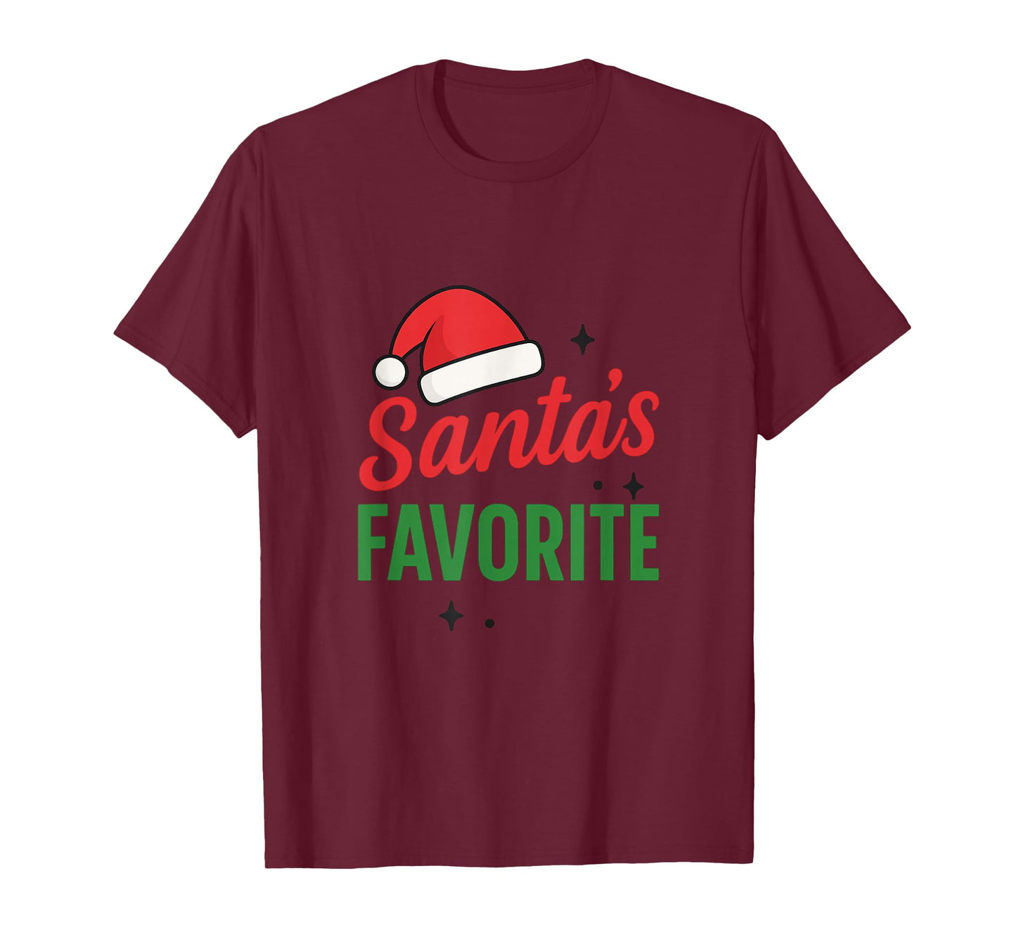 Santa’s Favorite – Funny Christmas Holiday Design T-Shirt