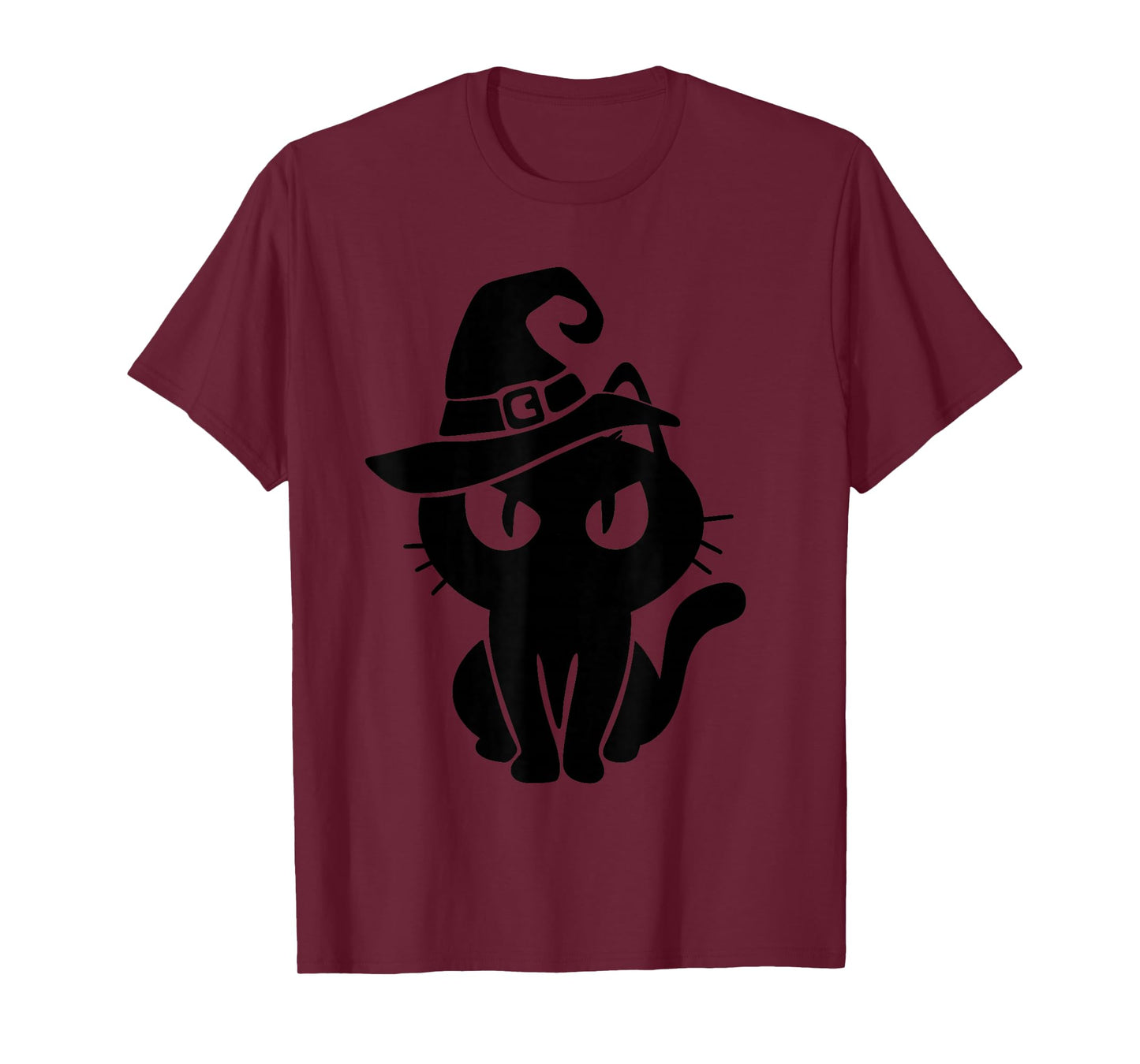 Witchy Black Cat Halloween Cat Lover Men Women Kids T-Shirt