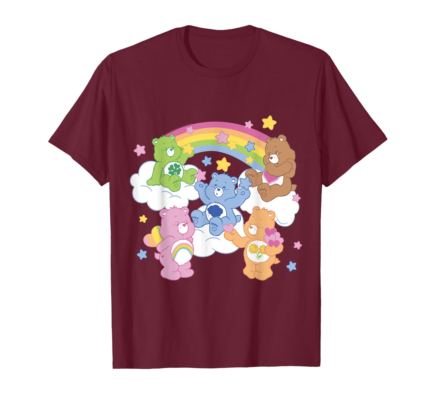 Care Bears Rainbow Cloud Group T-Shirt