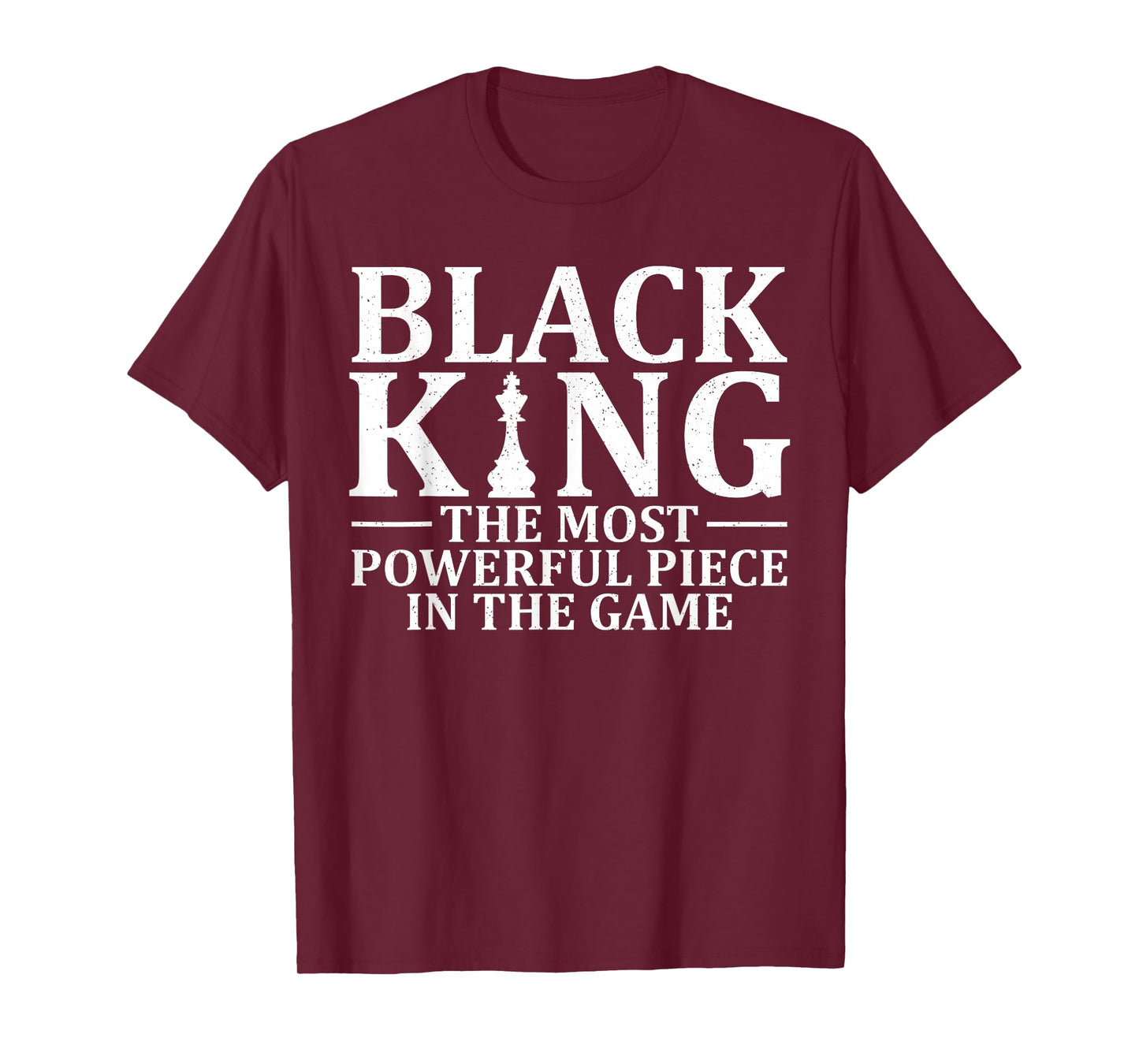 Best African King Design For Men Dad Afrocentric Chess Lover T-Shirt