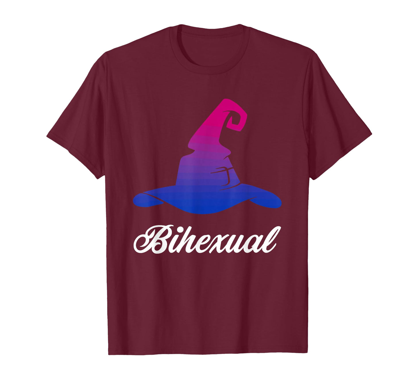 Bihexual Bi Hex Bisexual Witch LGBTQ Halloween Design T-Shirt