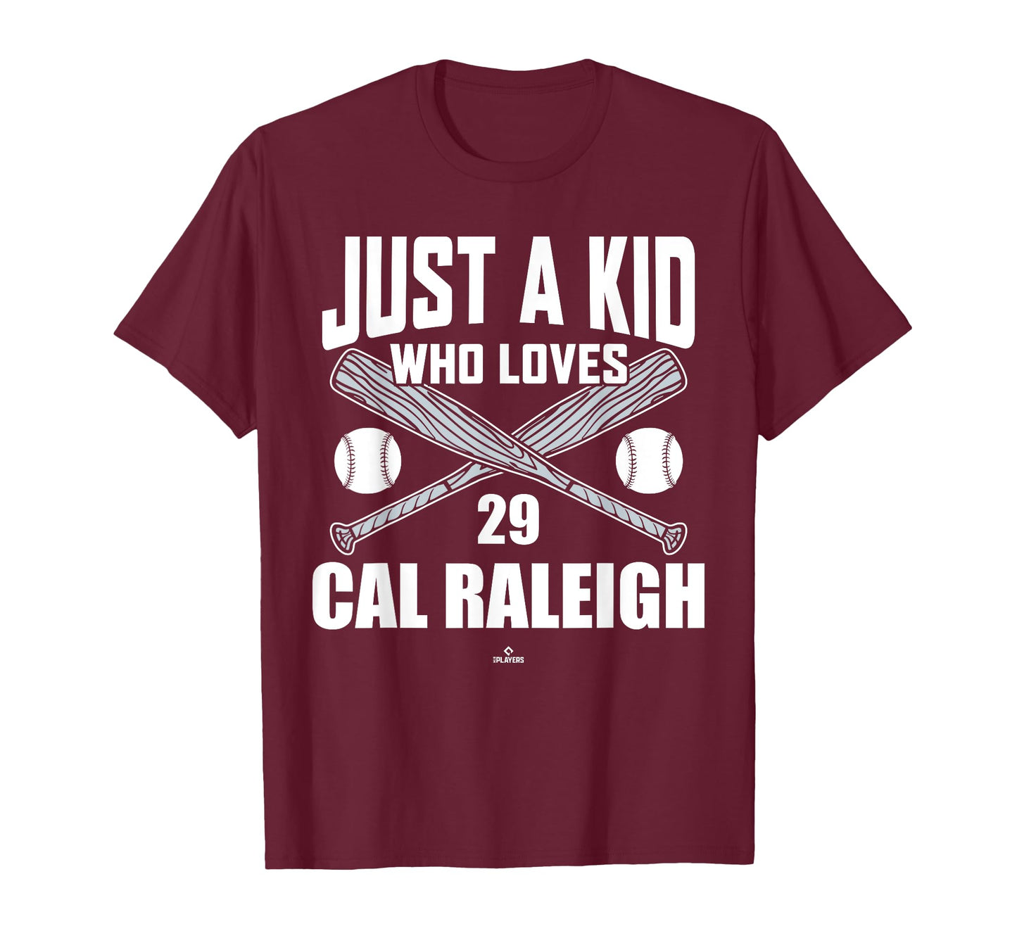 Just A Boy Who Loves Cal Raleigh Seattle Baseball MLBPA T-Shirt