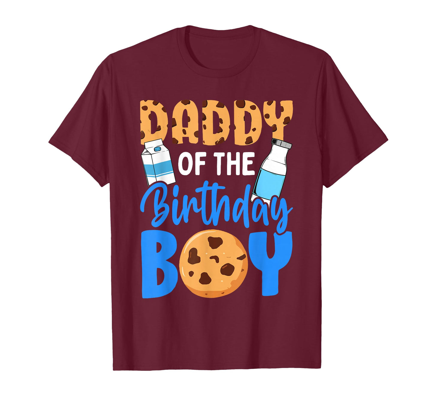 Daddy of the birthday boy Milk and Cookies 1st birthday T-Shirt